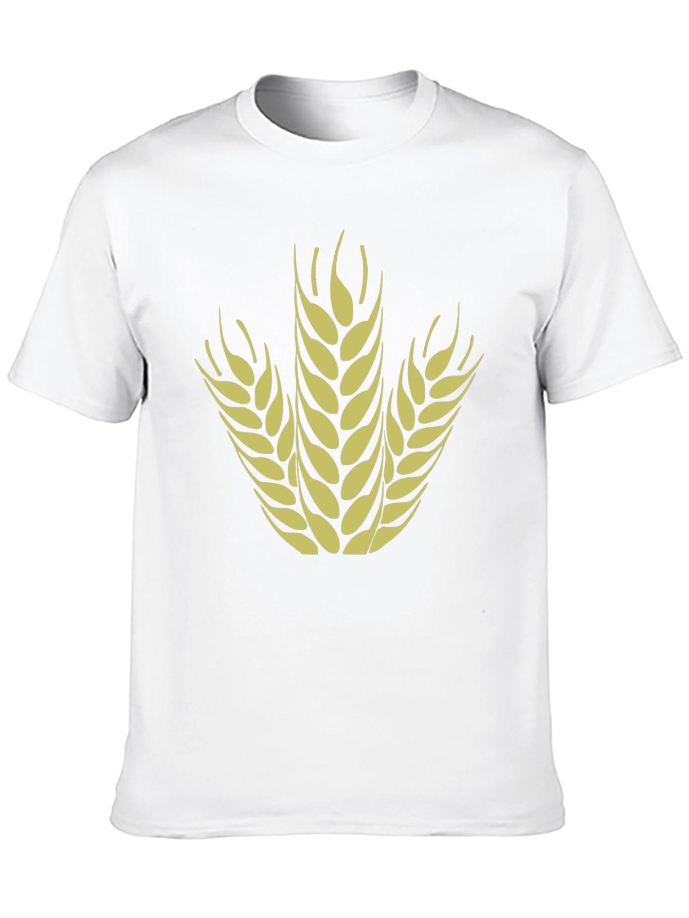 Wheat Graphic Tee - Stylish Black Cotton T-Shirt