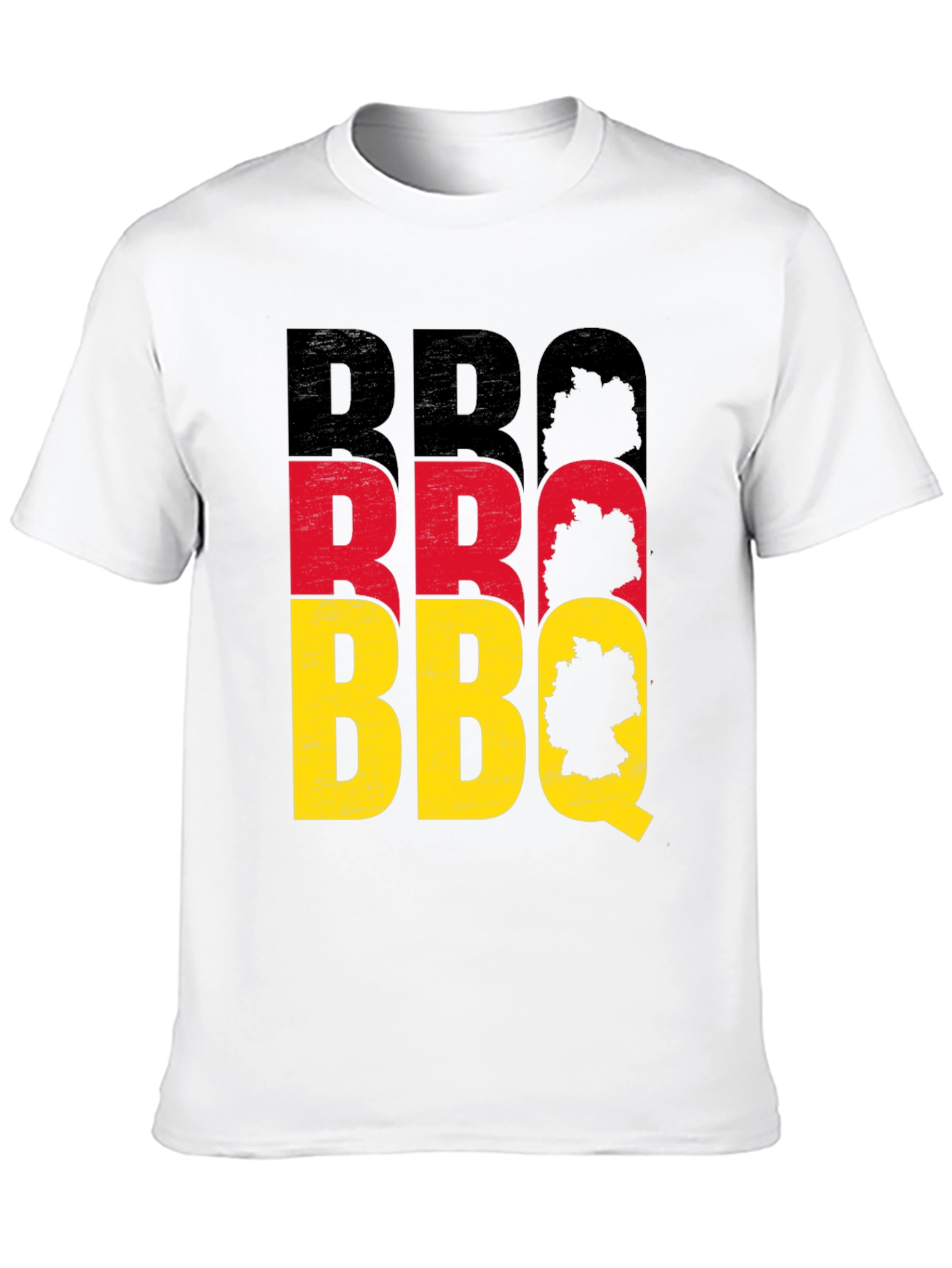 German BBQ T-Shirt - Black Crew Neck