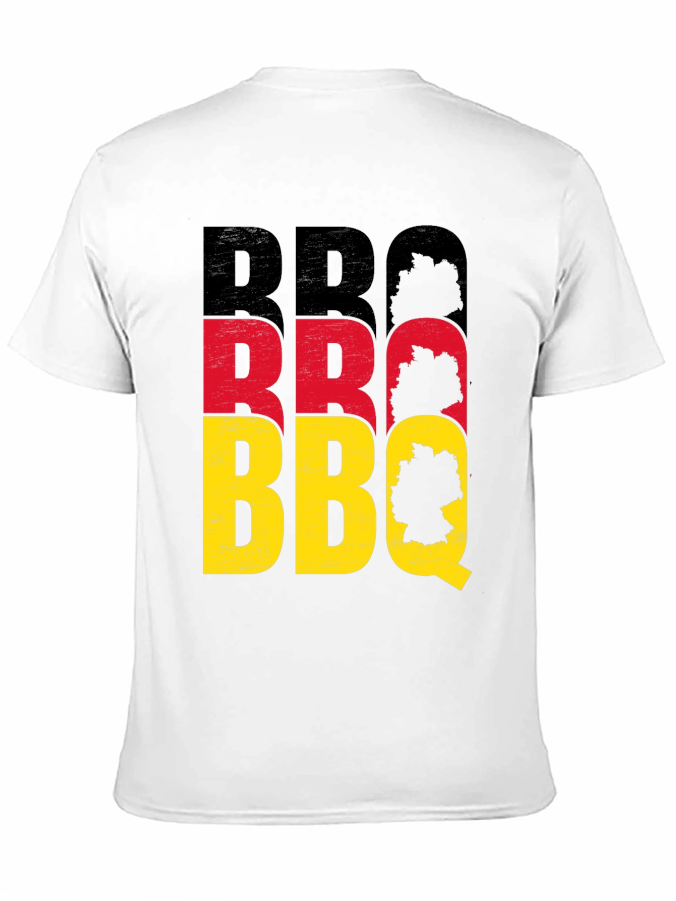 German BBQ T-Shirt - Black Crew Neck