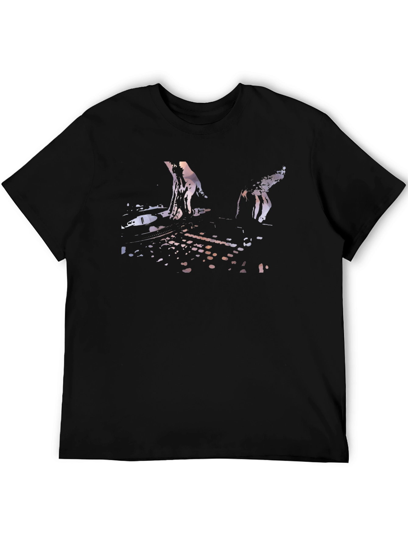 DJ Mixer Graphic Tee - Black