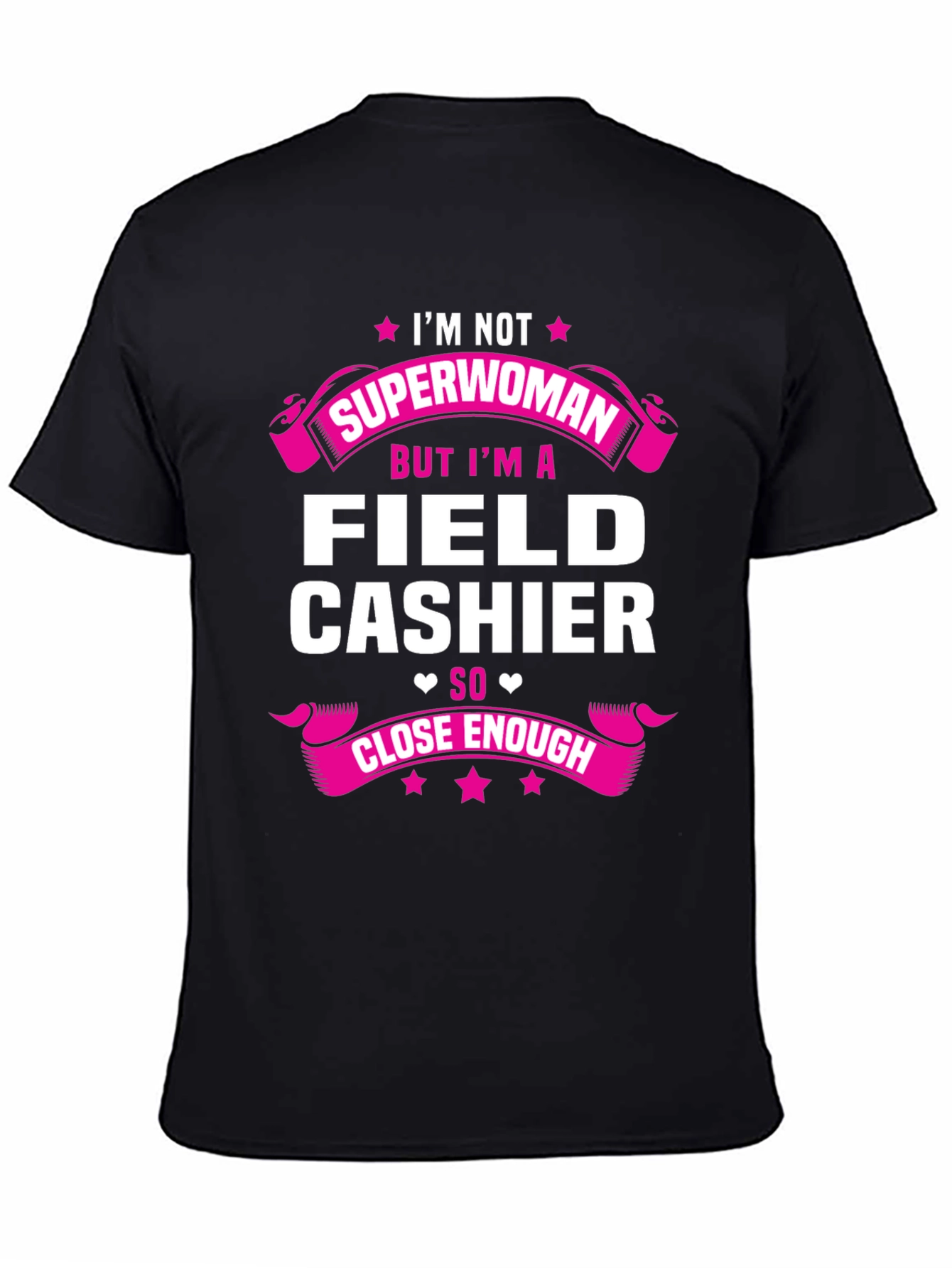 Field Cashier Superwoman T-Shirt - Funny Job Pride Tee