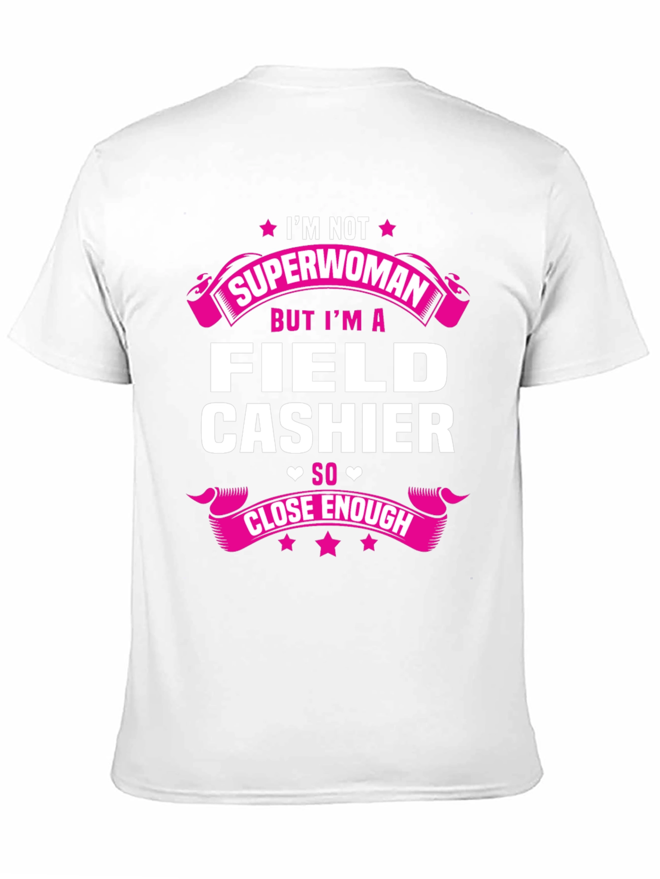 Field Cashier Superwoman T-Shirt - Funny Job Pride Tee