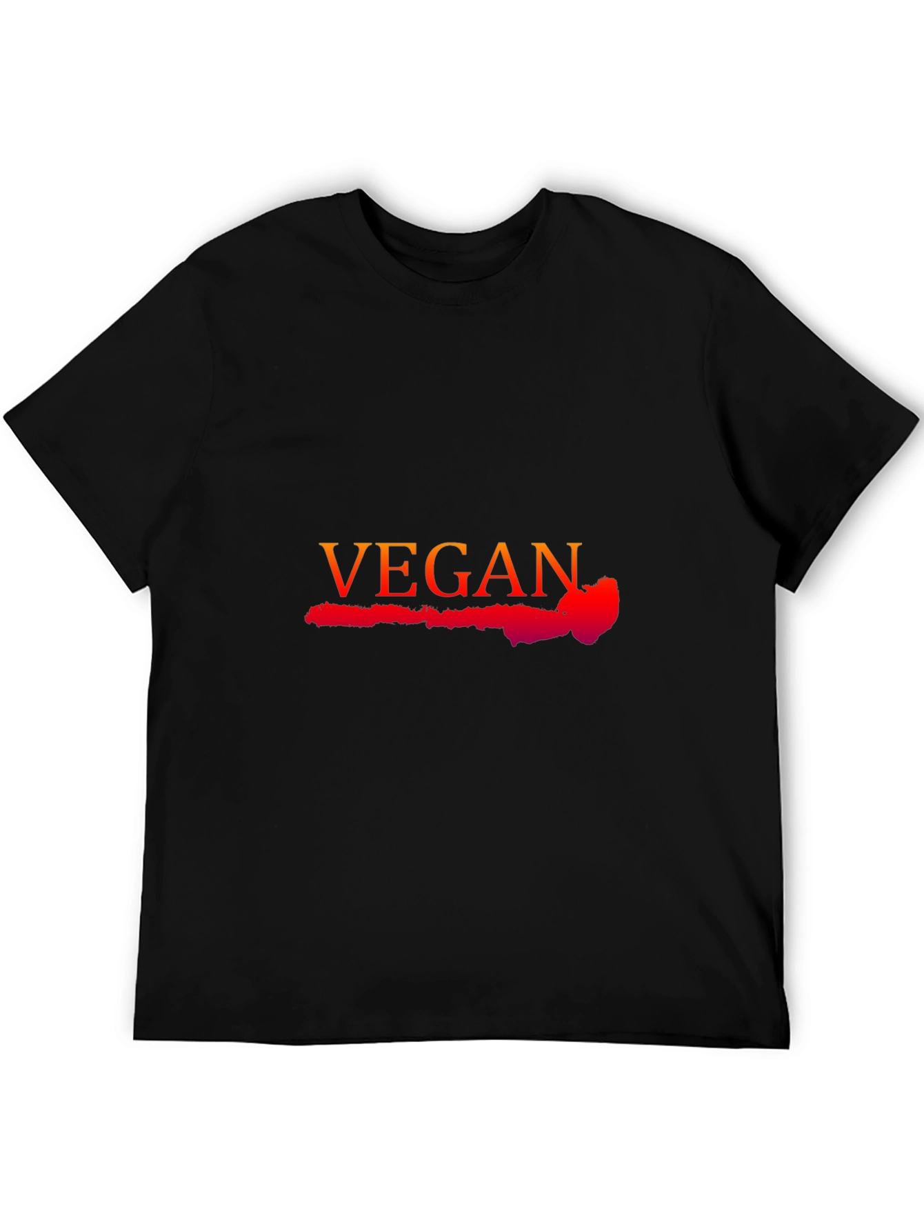 Vegan T-Shirt - Stylish Black Tee