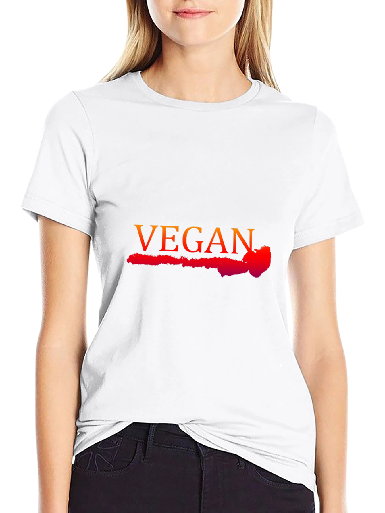 Vegan T-Shirt - Stylish Black Tee