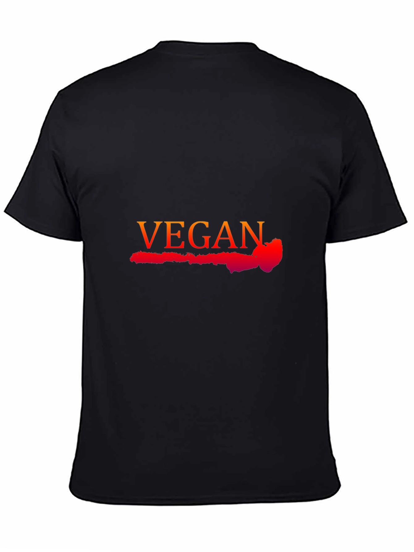Vegan T-Shirt - Stylish Black Tee