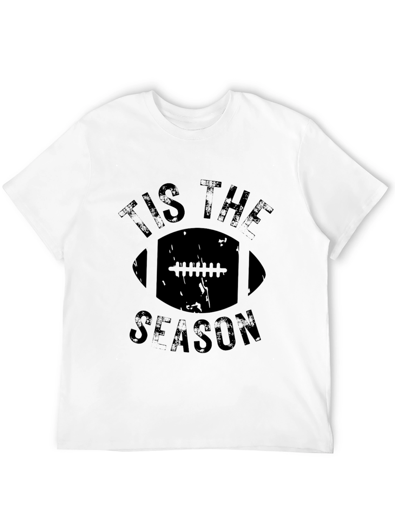 Tis The Season Football Graphic T-Shirt