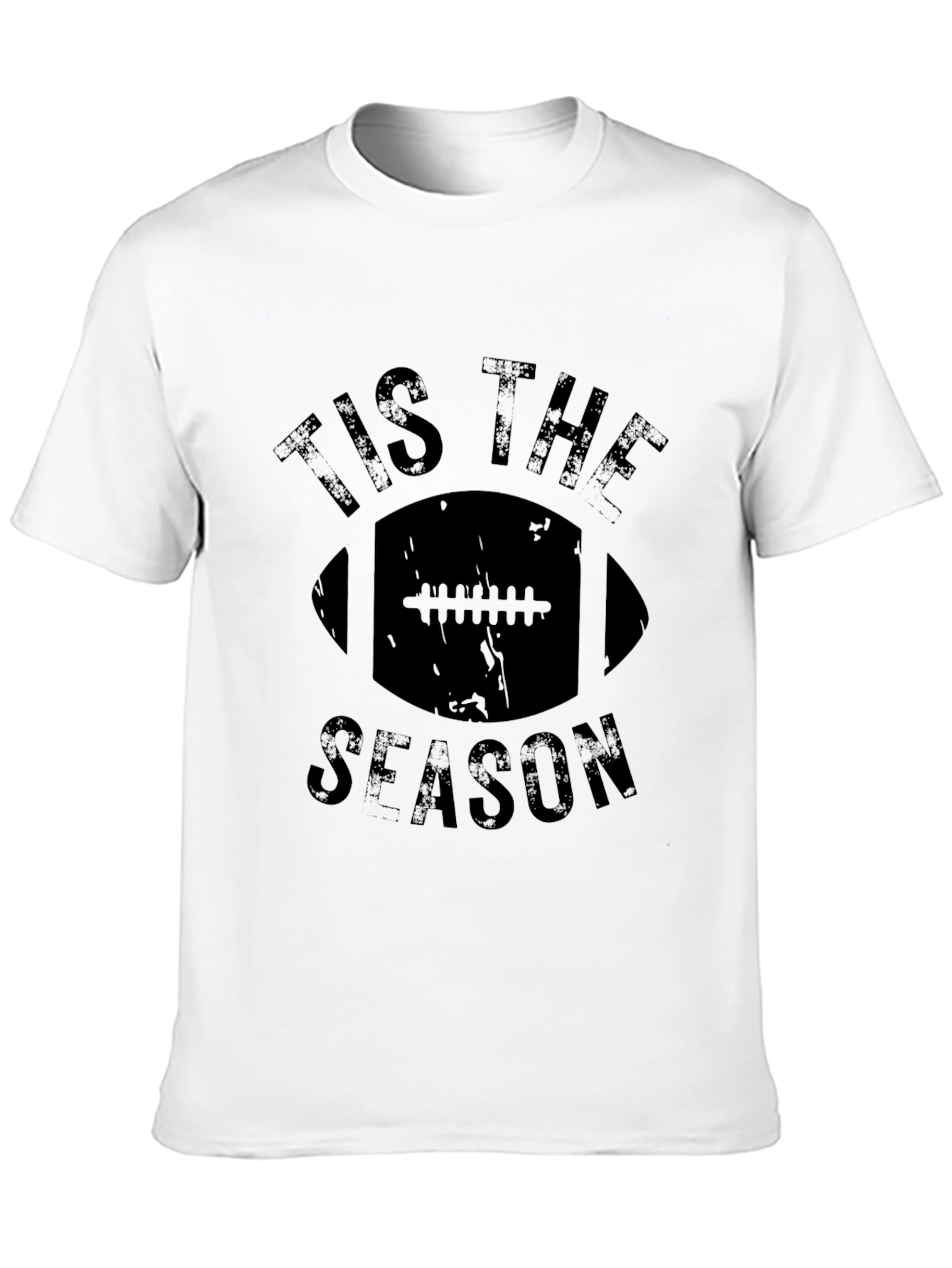Tis The Season Football Graphic T-Shirt