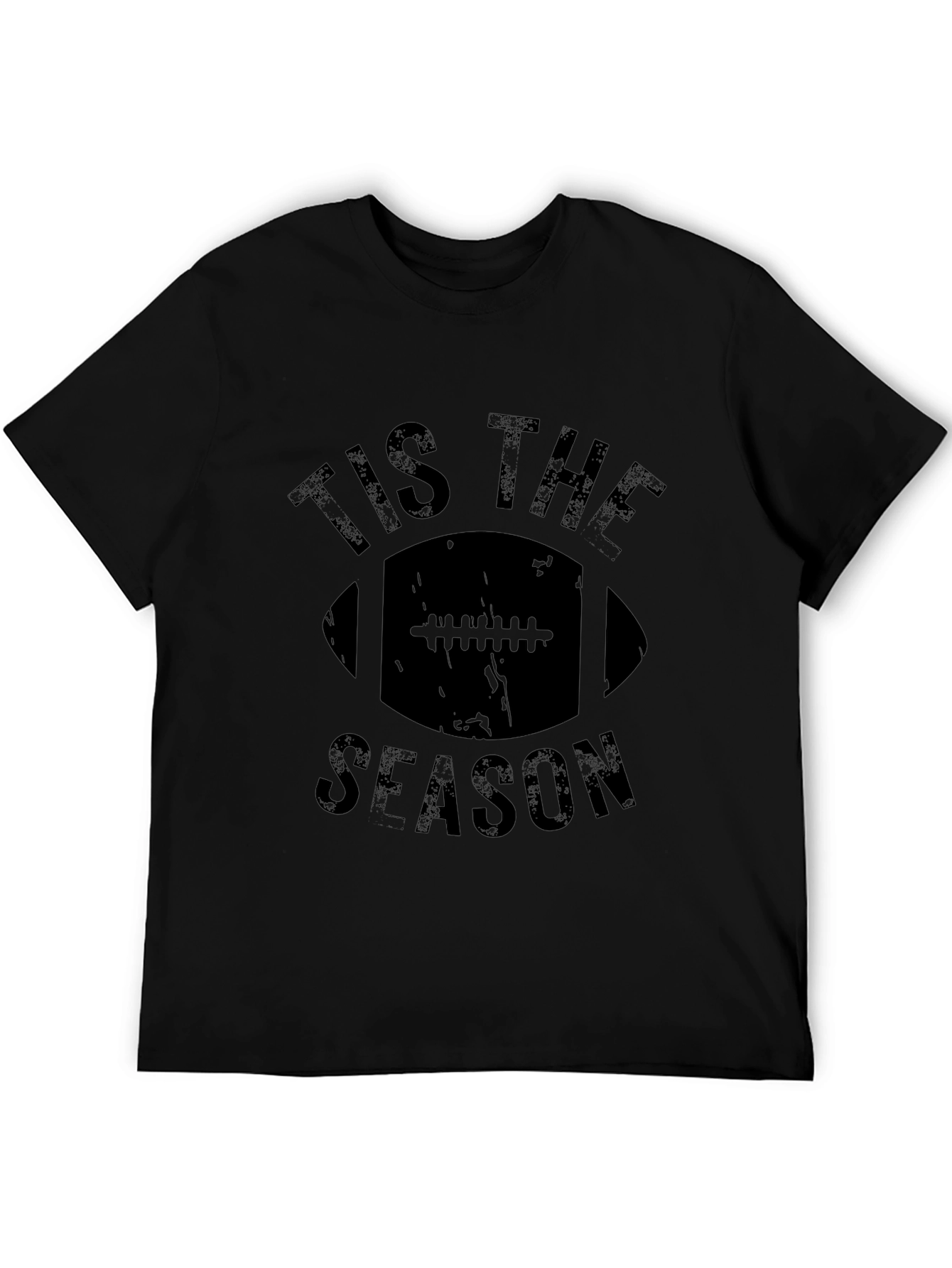 Tis The Season Football Graphic T-Shirt