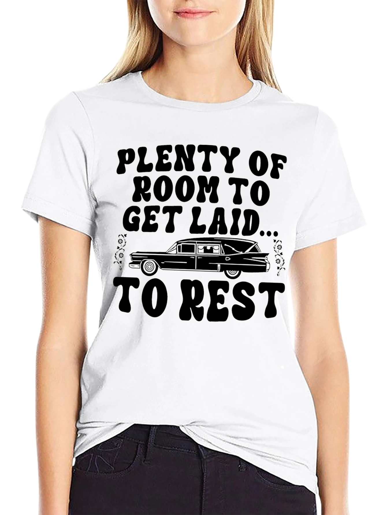 Plenty of Room Hearse Graphic T-Shirt
