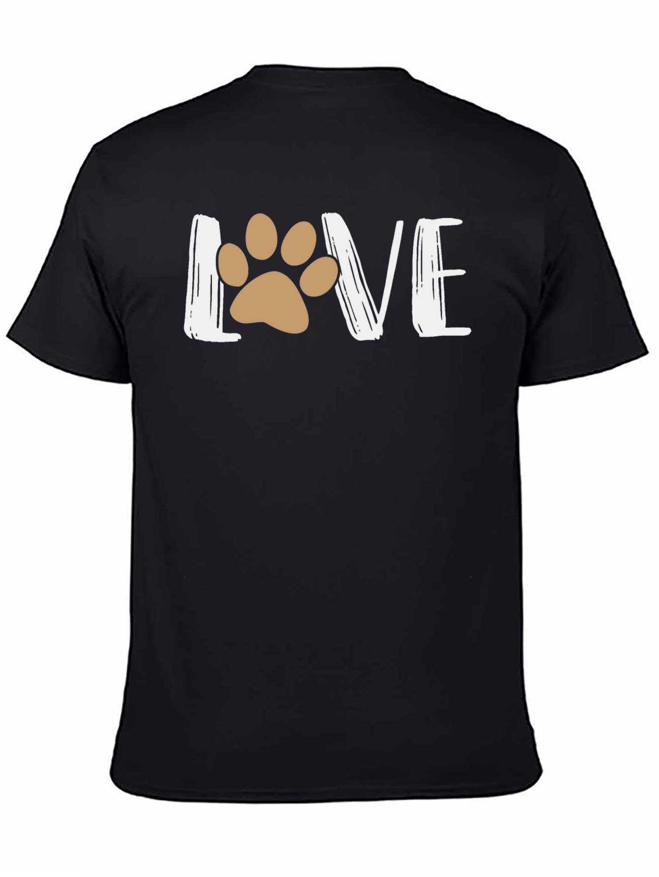 Love Paw Print Graphic T-Shirt