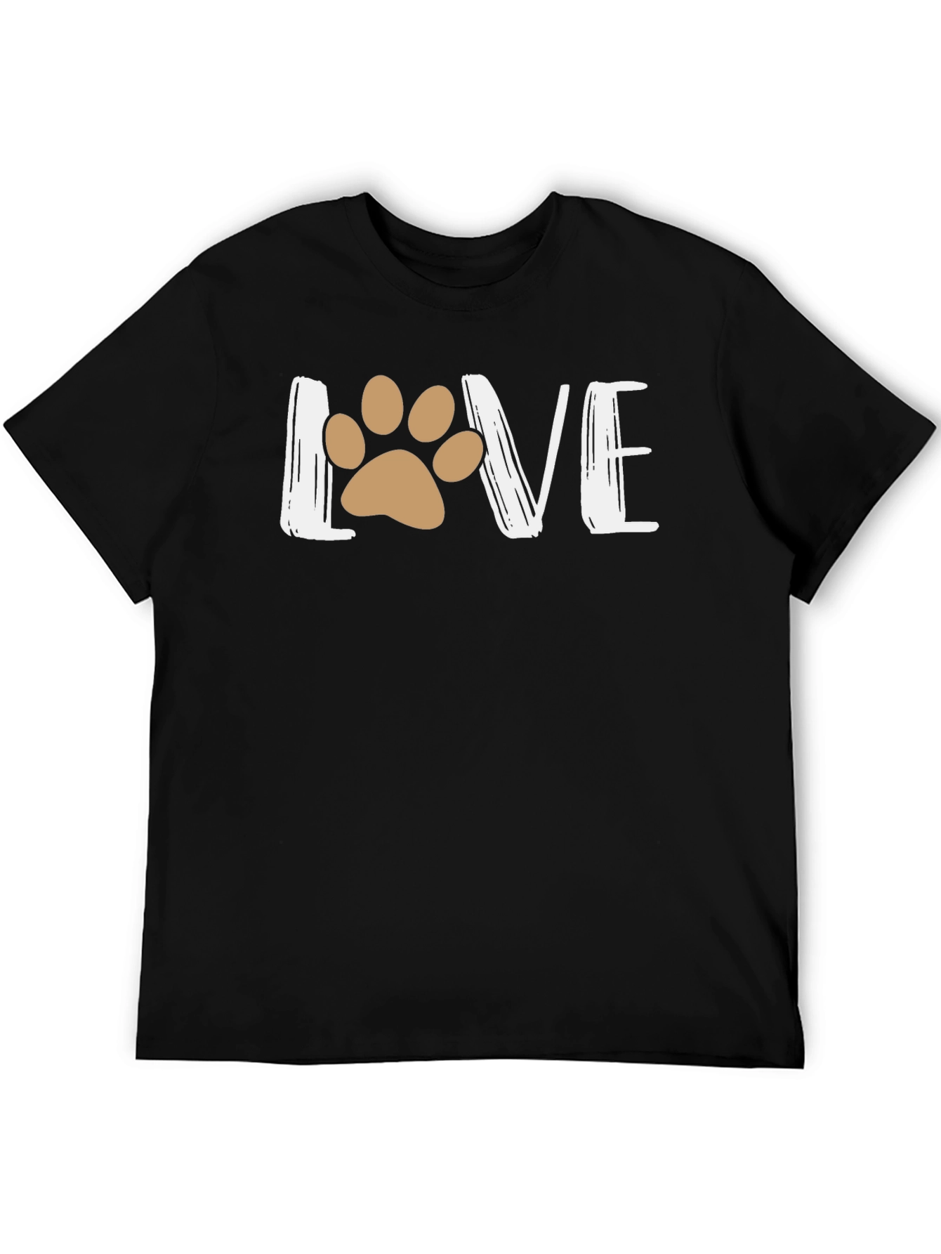 Love Paw Print Graphic T-Shirt