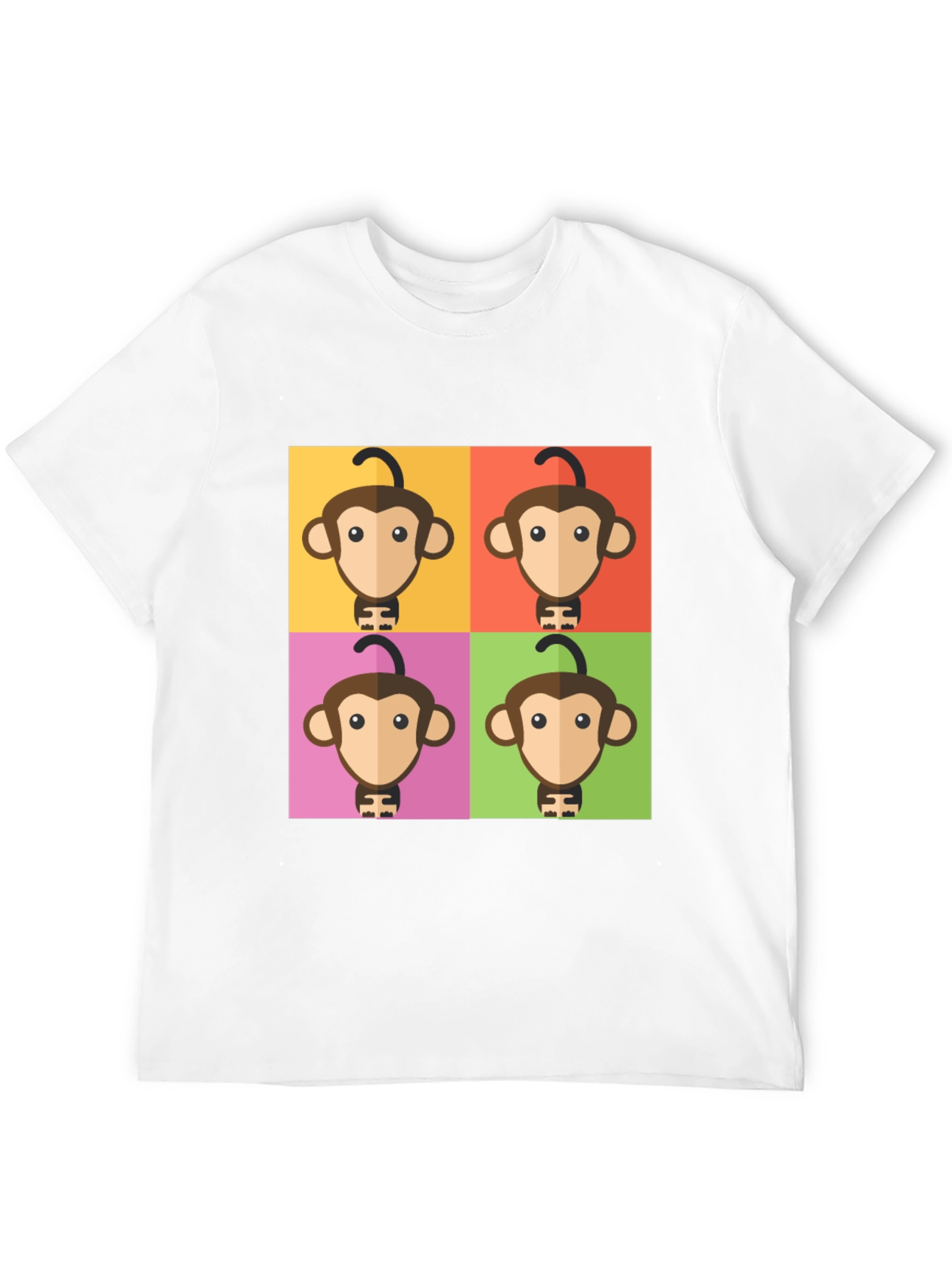 Pop Art Monkey Graphic T-Shirt