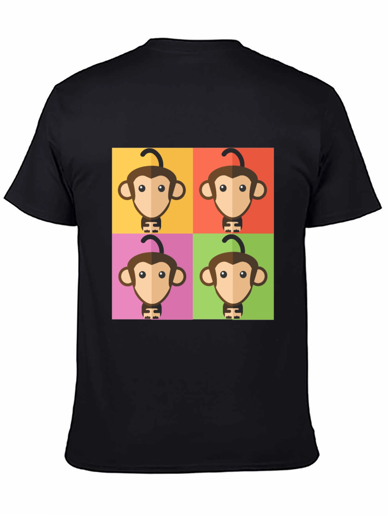 Pop Art Monkey Graphic T-Shirt