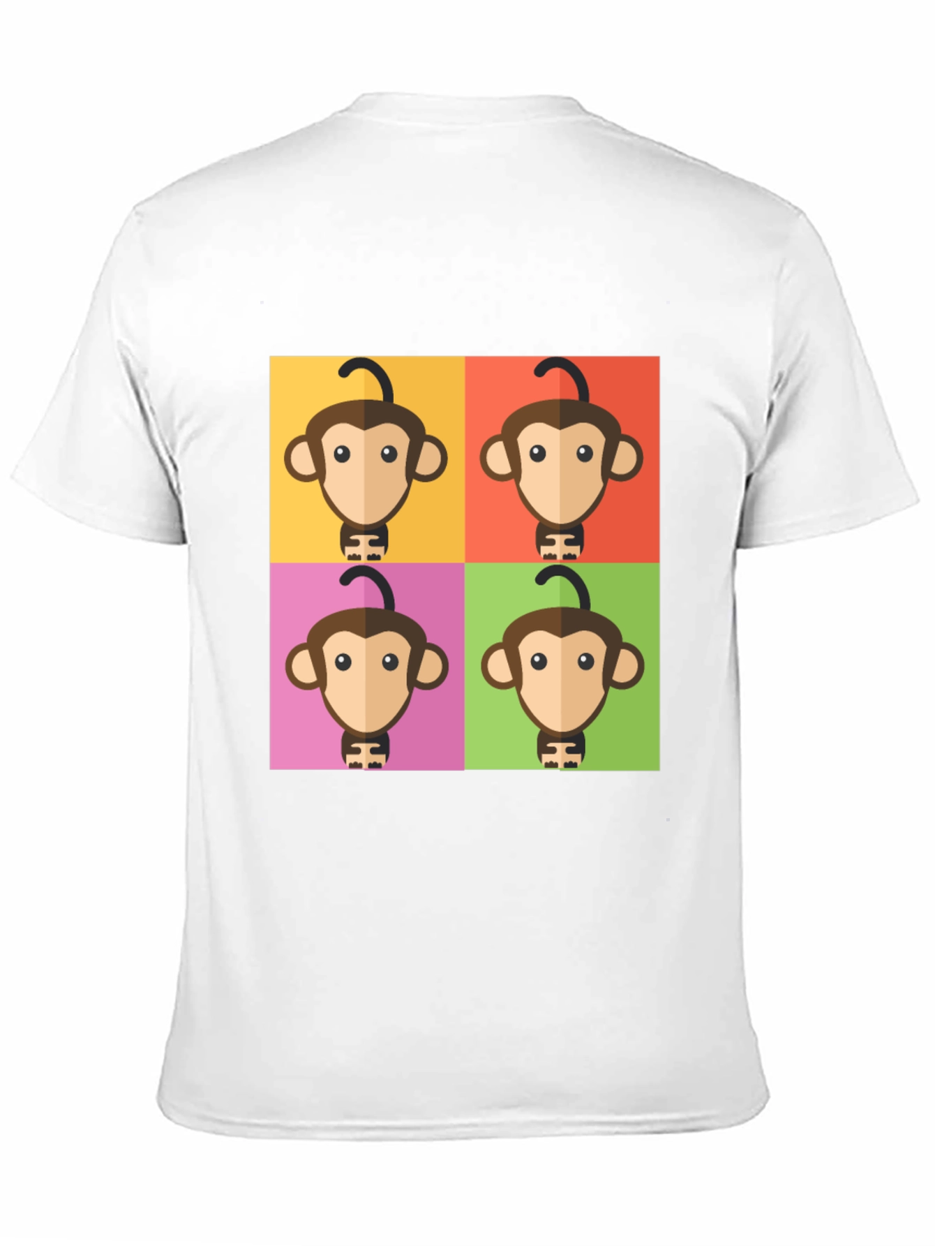 Pop Art Monkey Graphic T-Shirt
