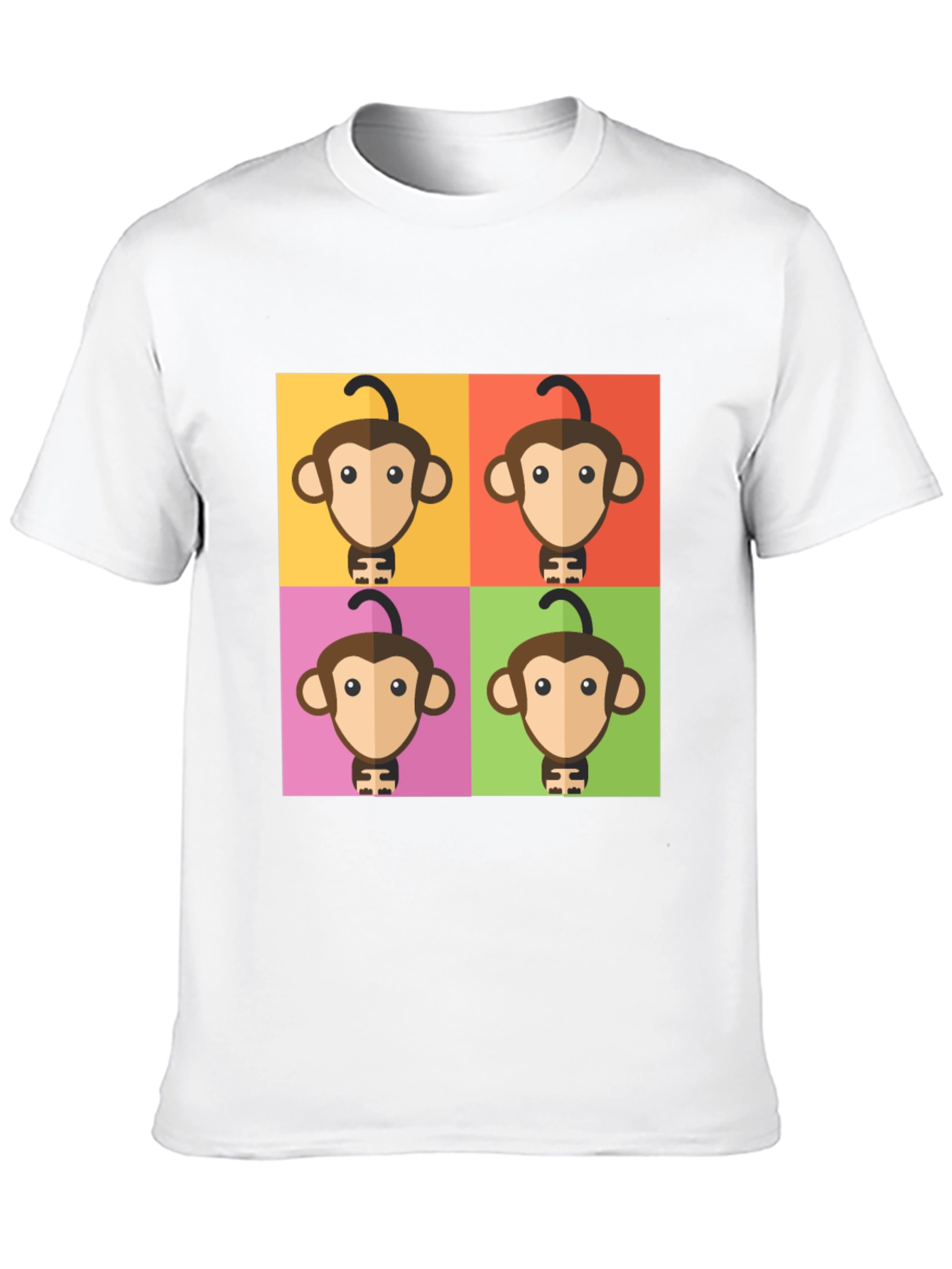 Pop Art Monkey Graphic T-Shirt