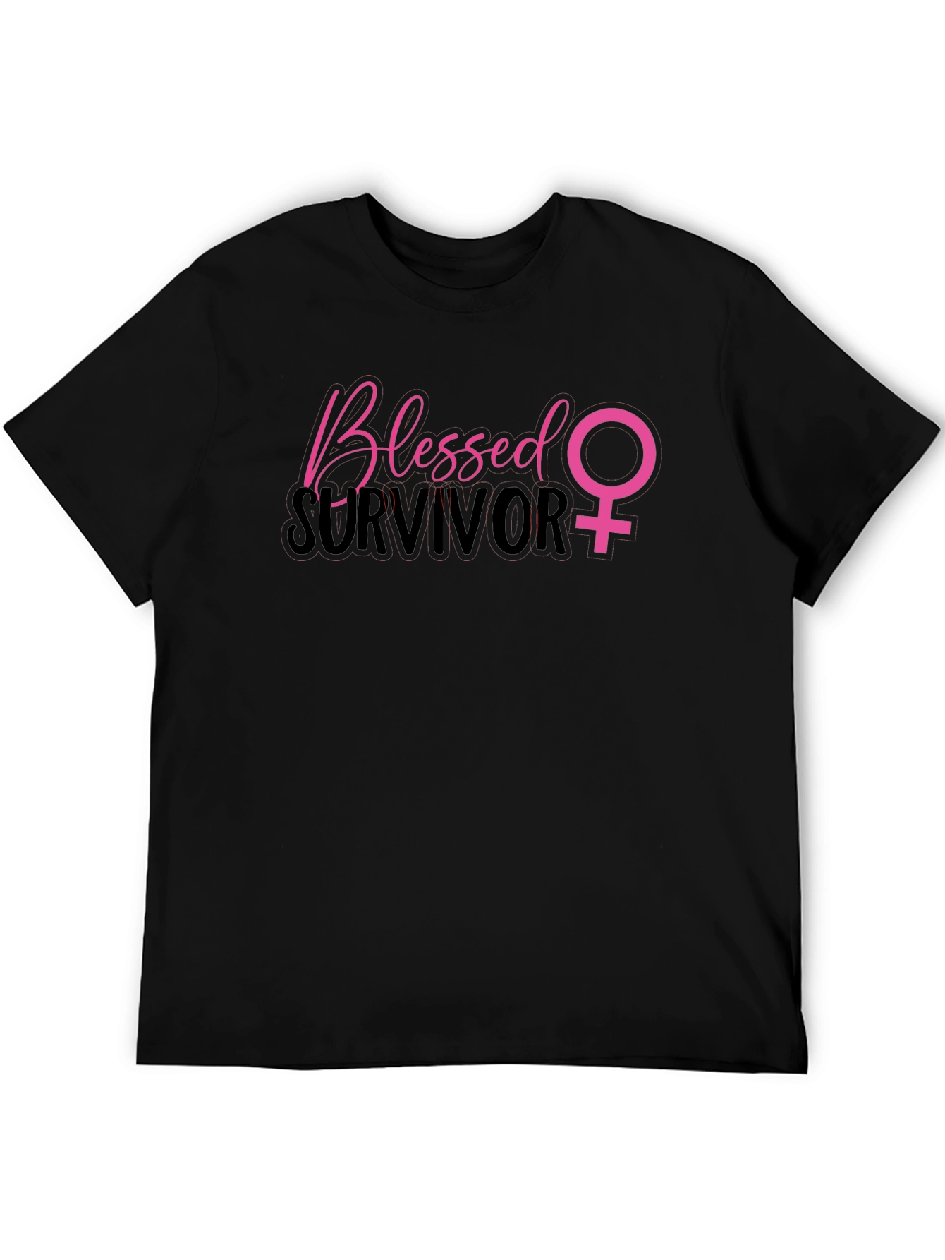 Blessed Survivor T-Shirt - Breast Cancer Awareness