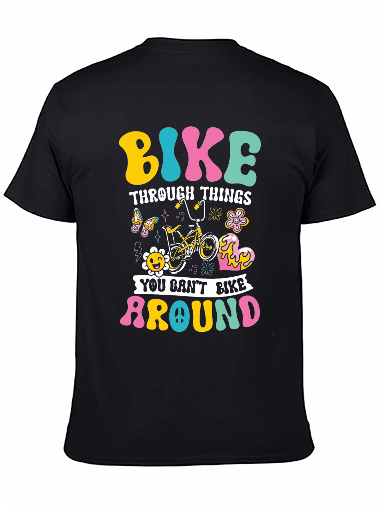 Bike Through Things Graphic Tee