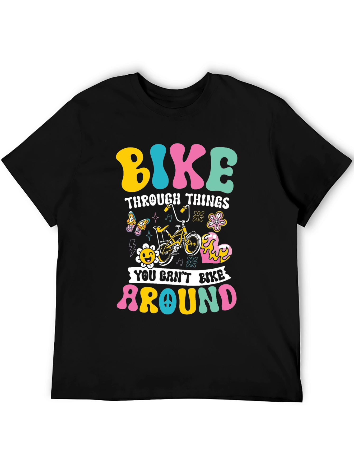 Bike Through Things Graphic Tee