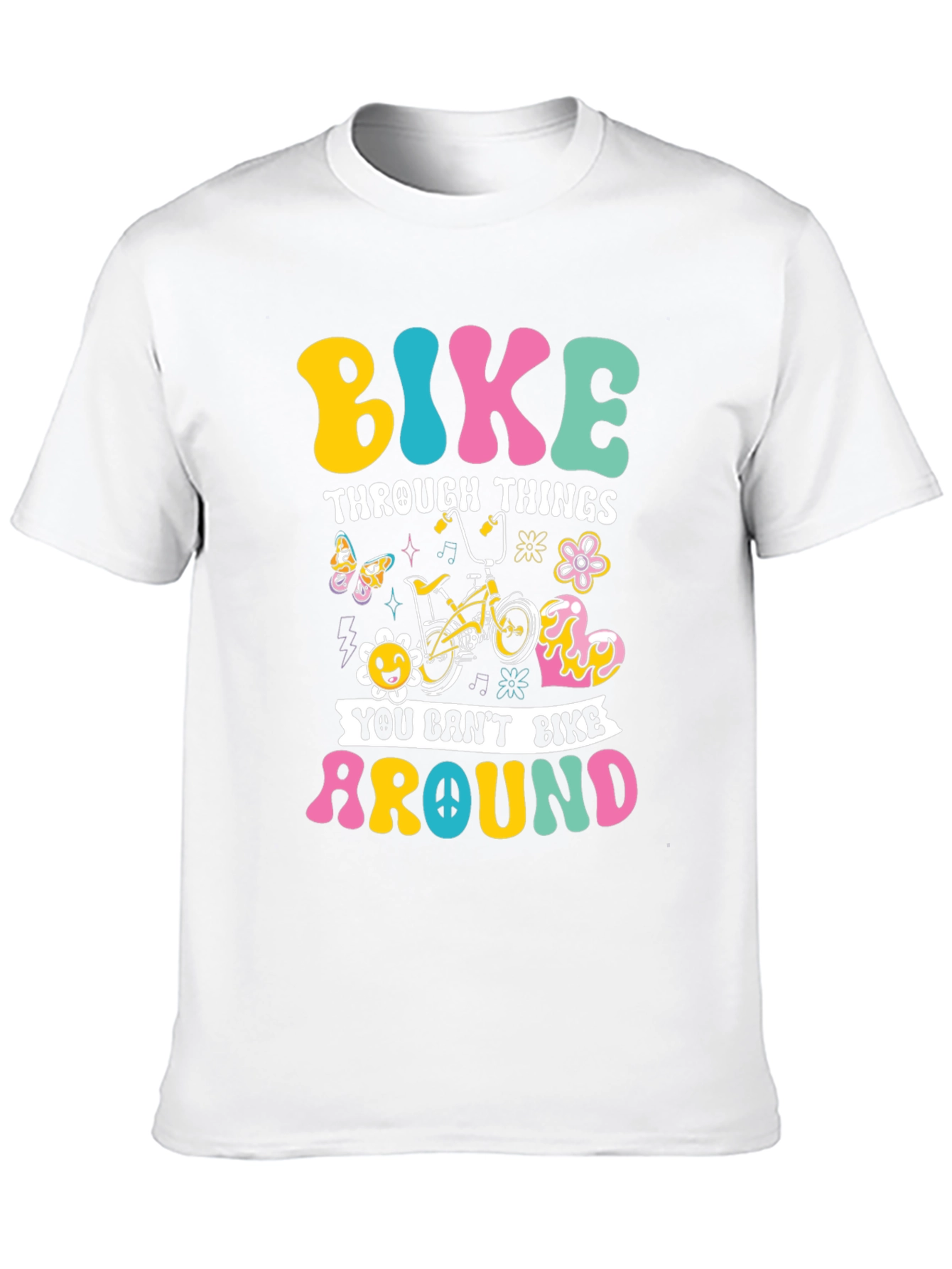 Bike Through Things Graphic Tee