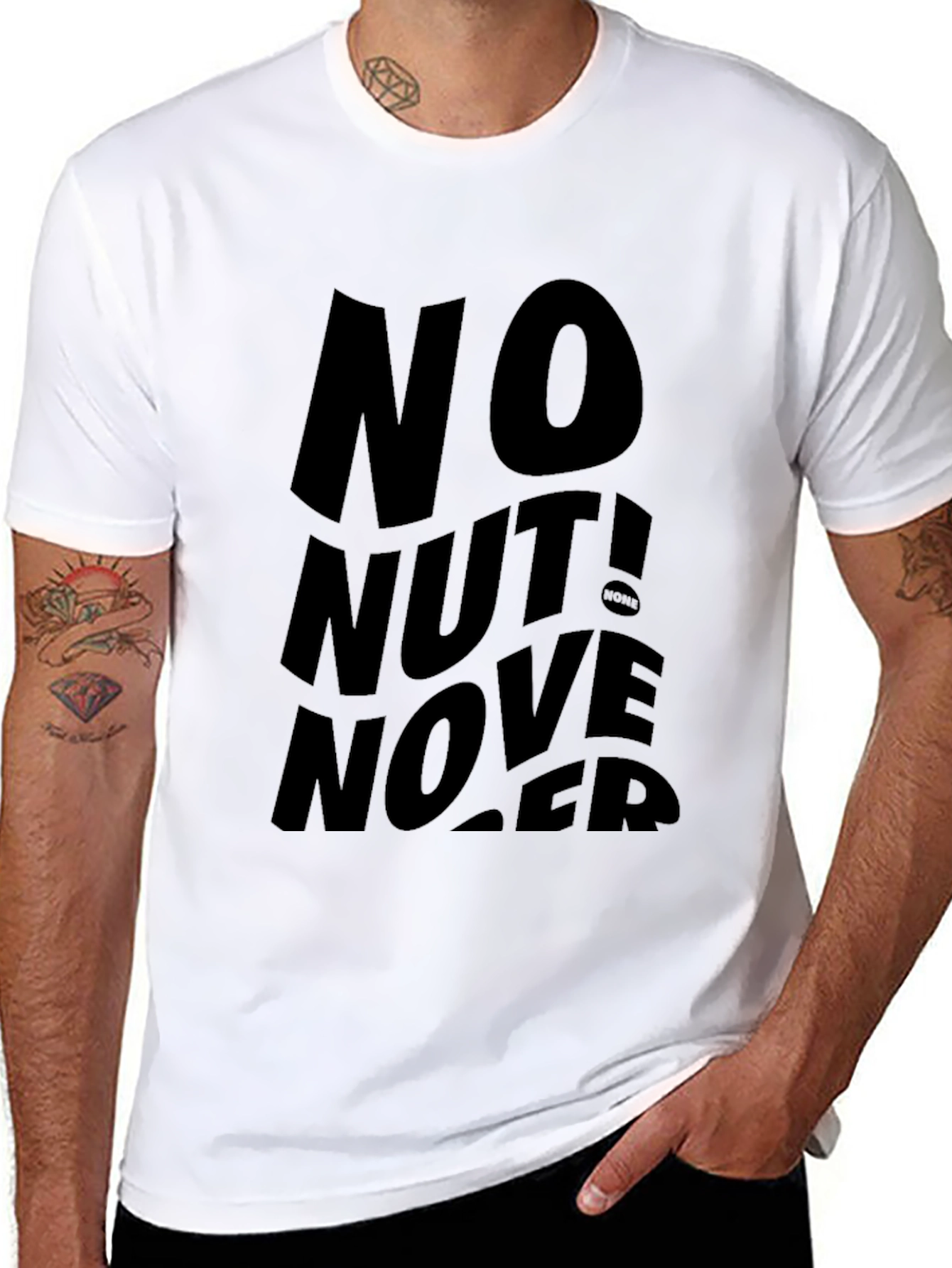 No Nut November Black T-Shirt