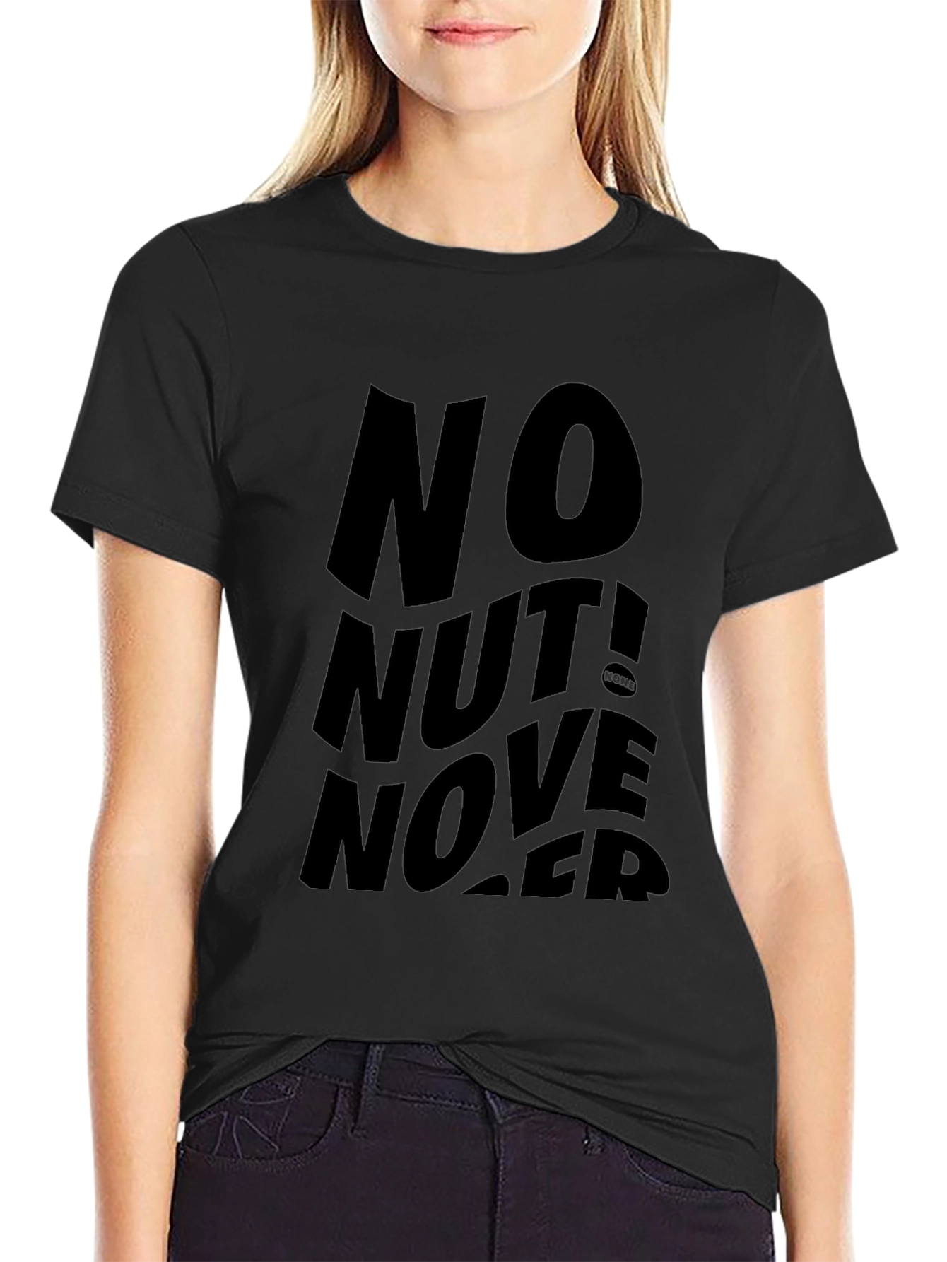 No Nut November Black T-Shirt