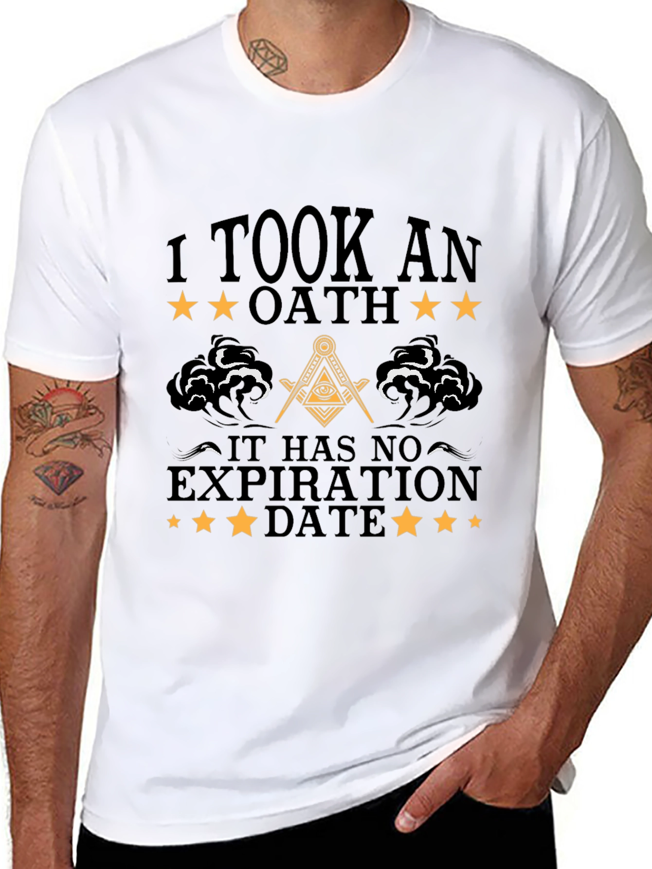 Oath No Expiration Date Black T-Shirt