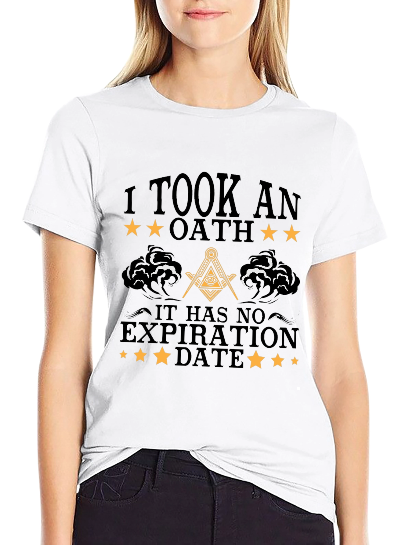 Oath No Expiration Date Black T-Shirt
