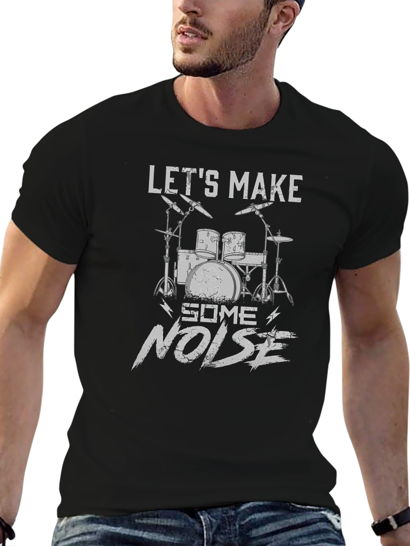Lets Make Some Noise Drum Set T-Shirt