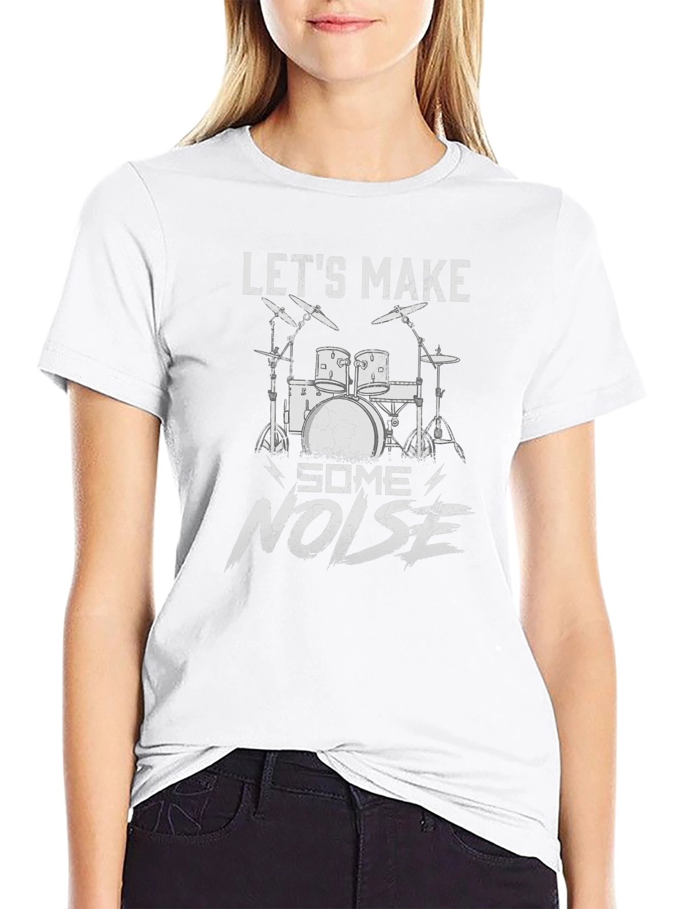 Lets Make Some Noise Drum Set T-Shirt