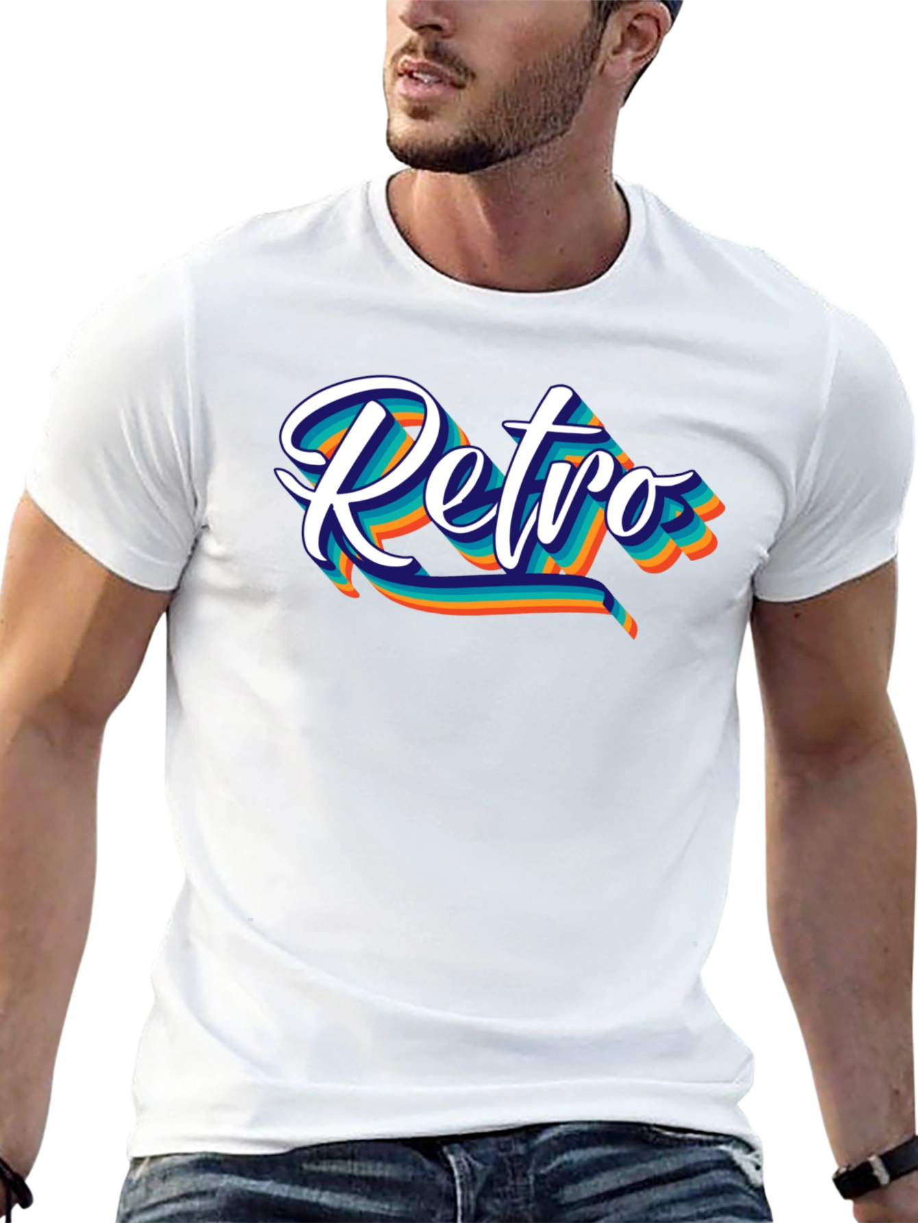 Retro Graphic Black T-Shirt