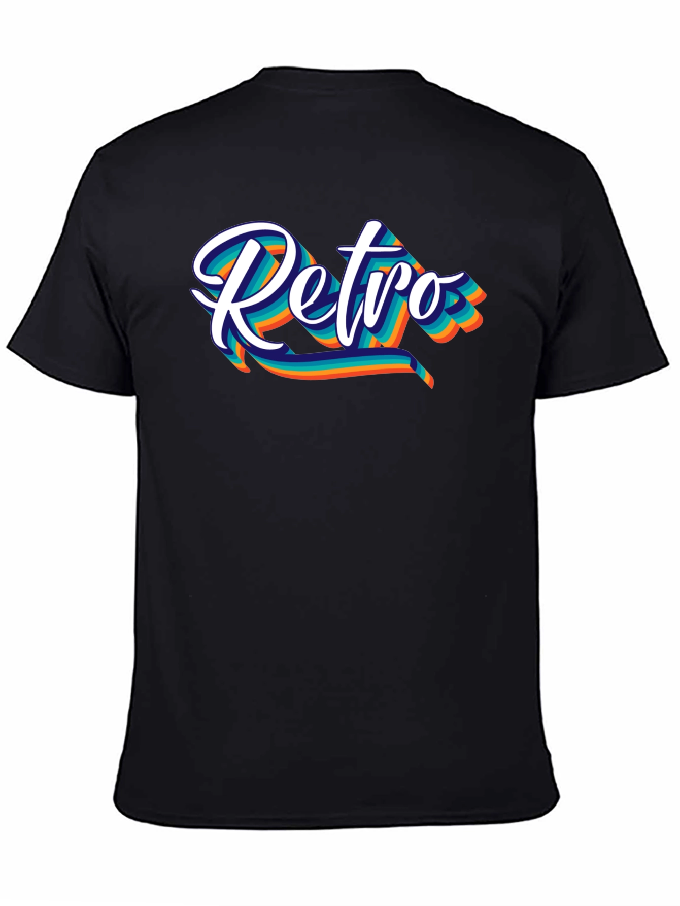 Retro Graphic Black T-Shirt
