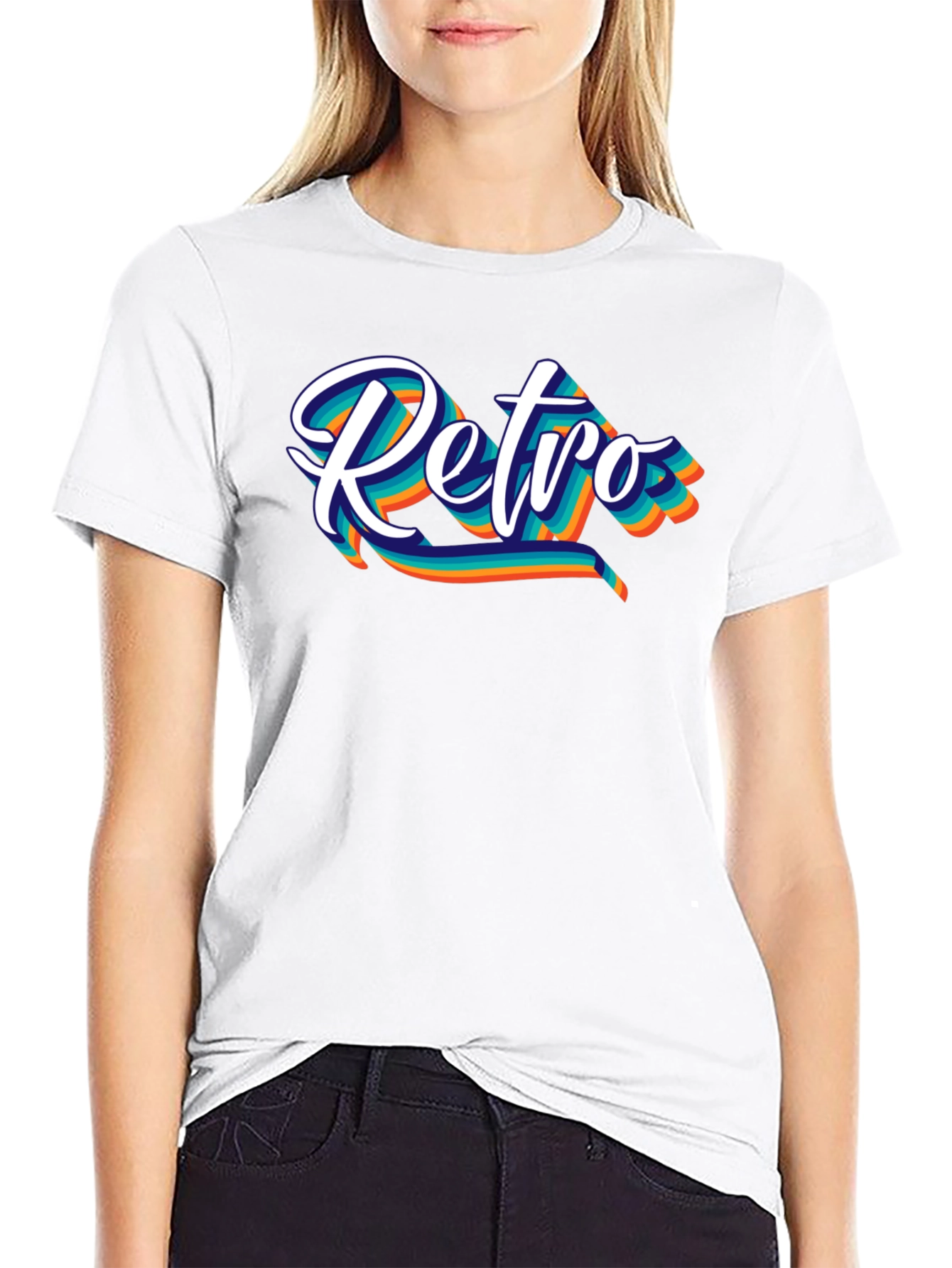 Retro Graphic Black T-Shirt