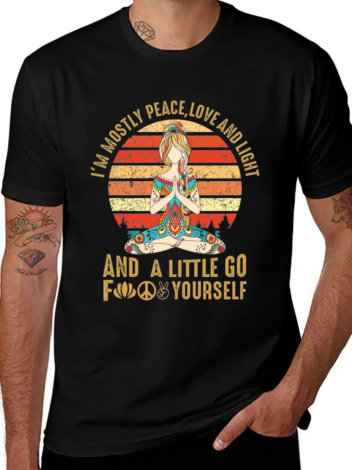 Peace Love & Light Graphic Tee