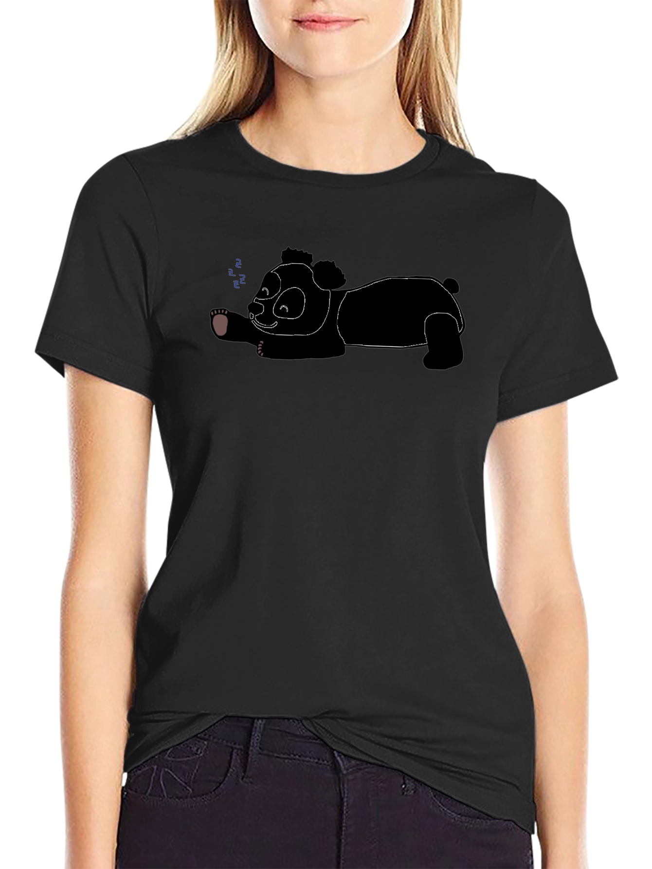 Sleeping Panda Graphic T-Shirt