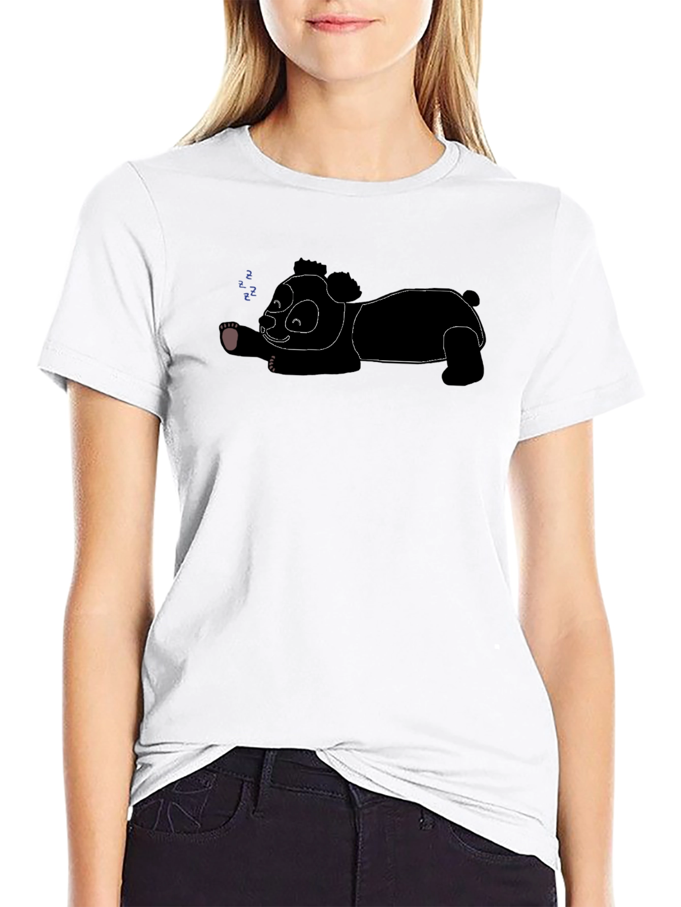 Sleeping Panda Graphic T-Shirt
