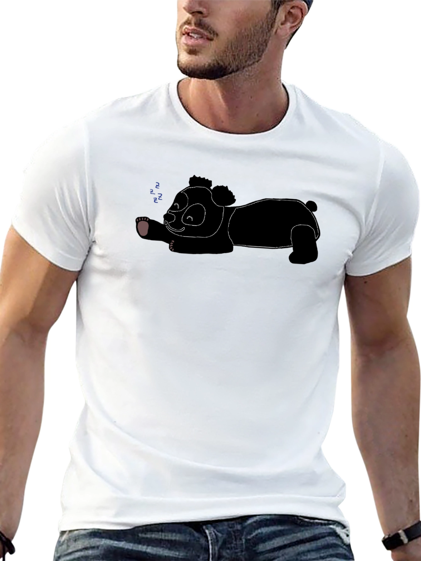Sleeping Panda Graphic T-Shirt