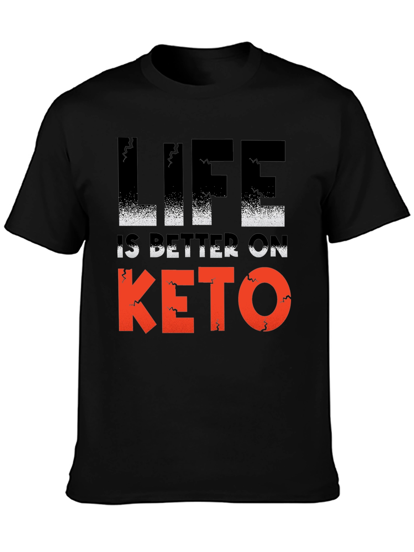 Life is Better On Keto T-Shirt - Black