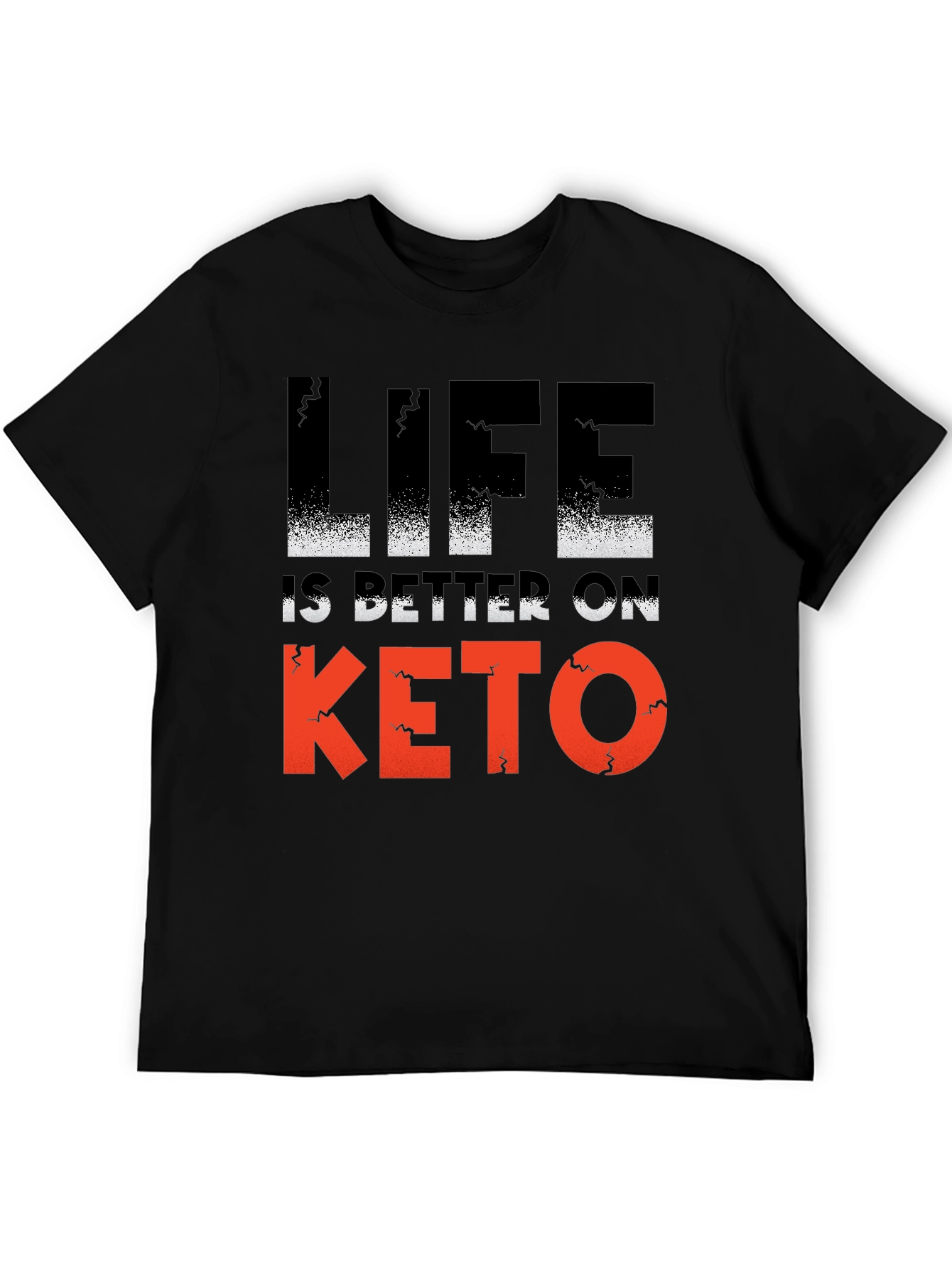 Life is Better On Keto T-Shirt - Black