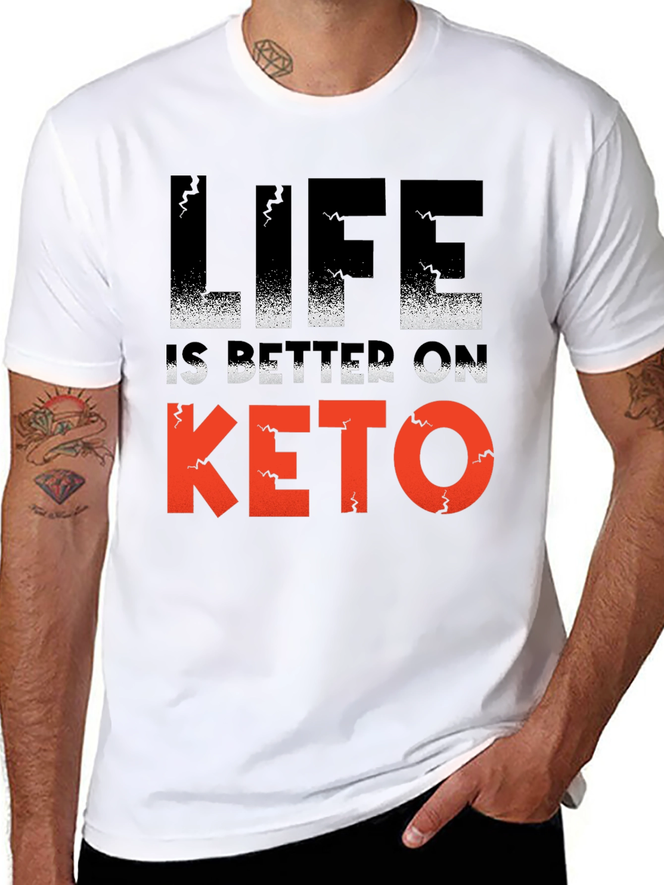 Life is Better On Keto T-Shirt - Black