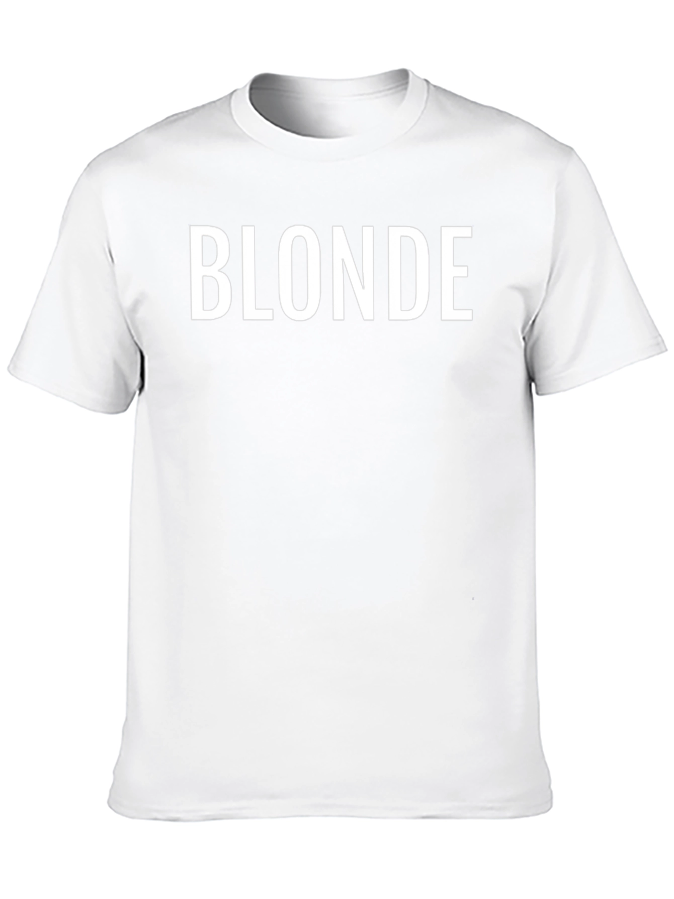 Blonde Graphic Tee - Bold Statement Shirt