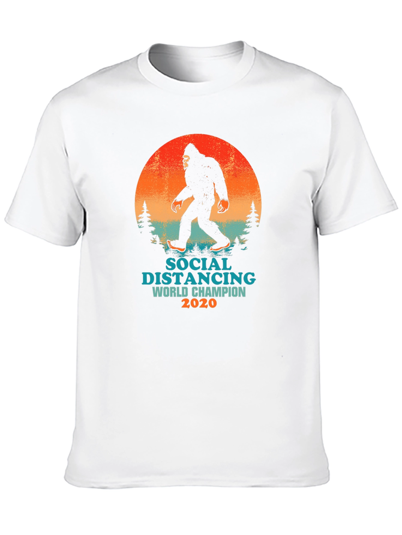 Social Distancing World Champion 2020 T-Shirt