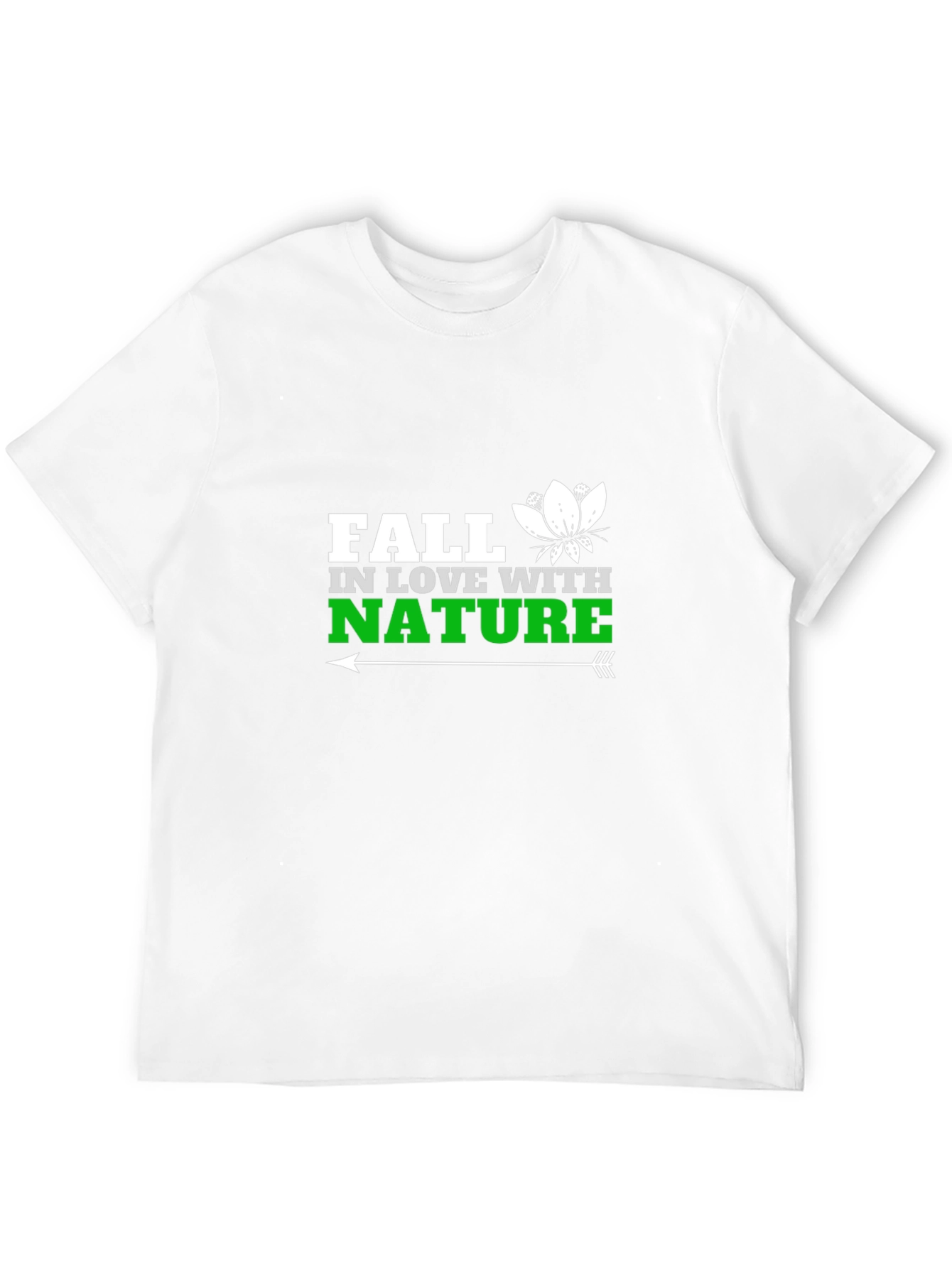 Fall in Love With Nature T-Shirt - Black