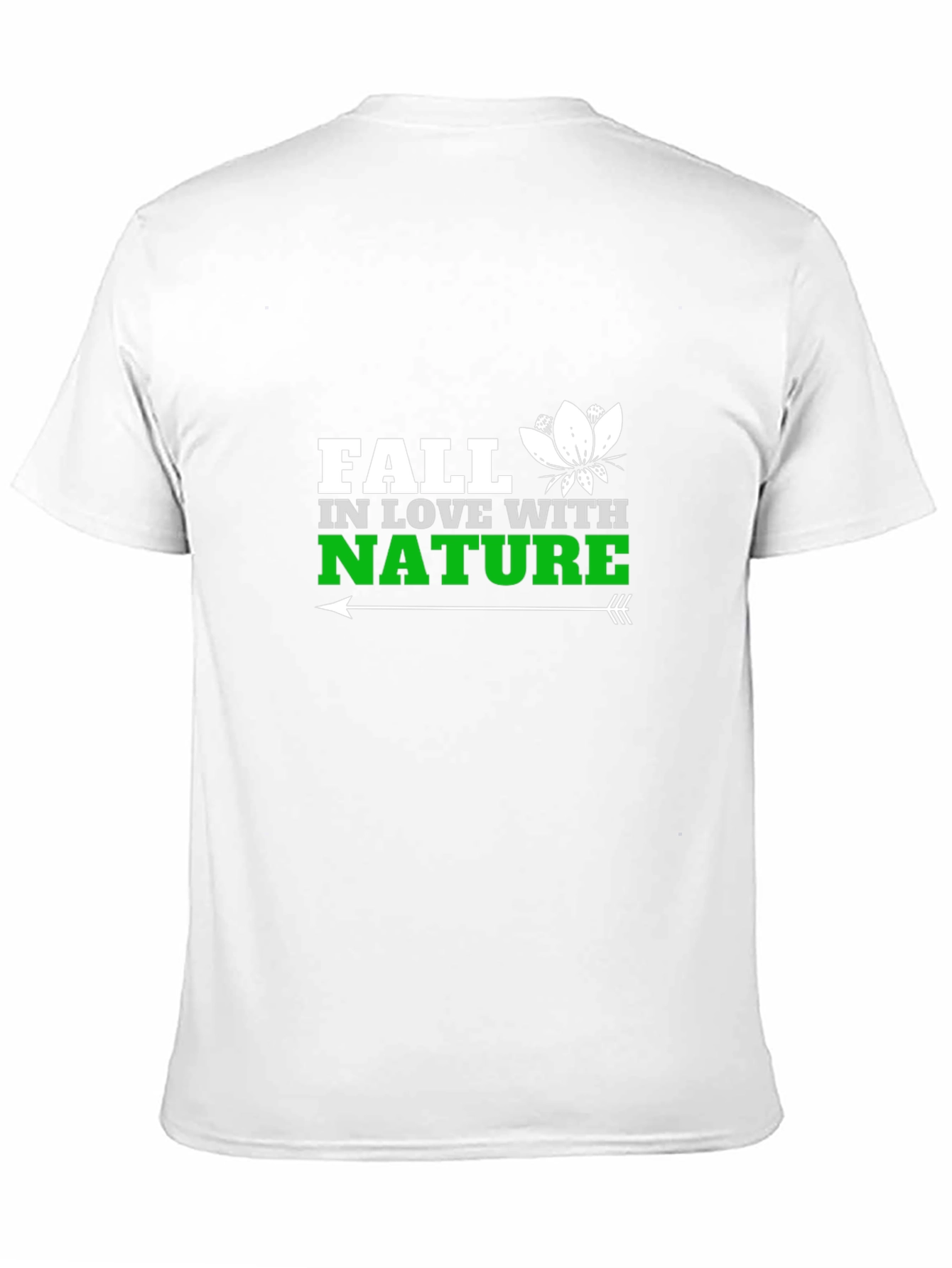 Fall in Love With Nature T-Shirt - Black