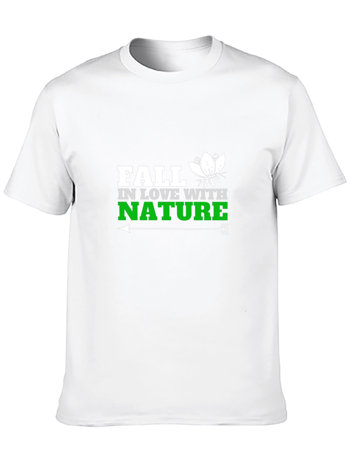 Fall in Love With Nature T-Shirt - Black