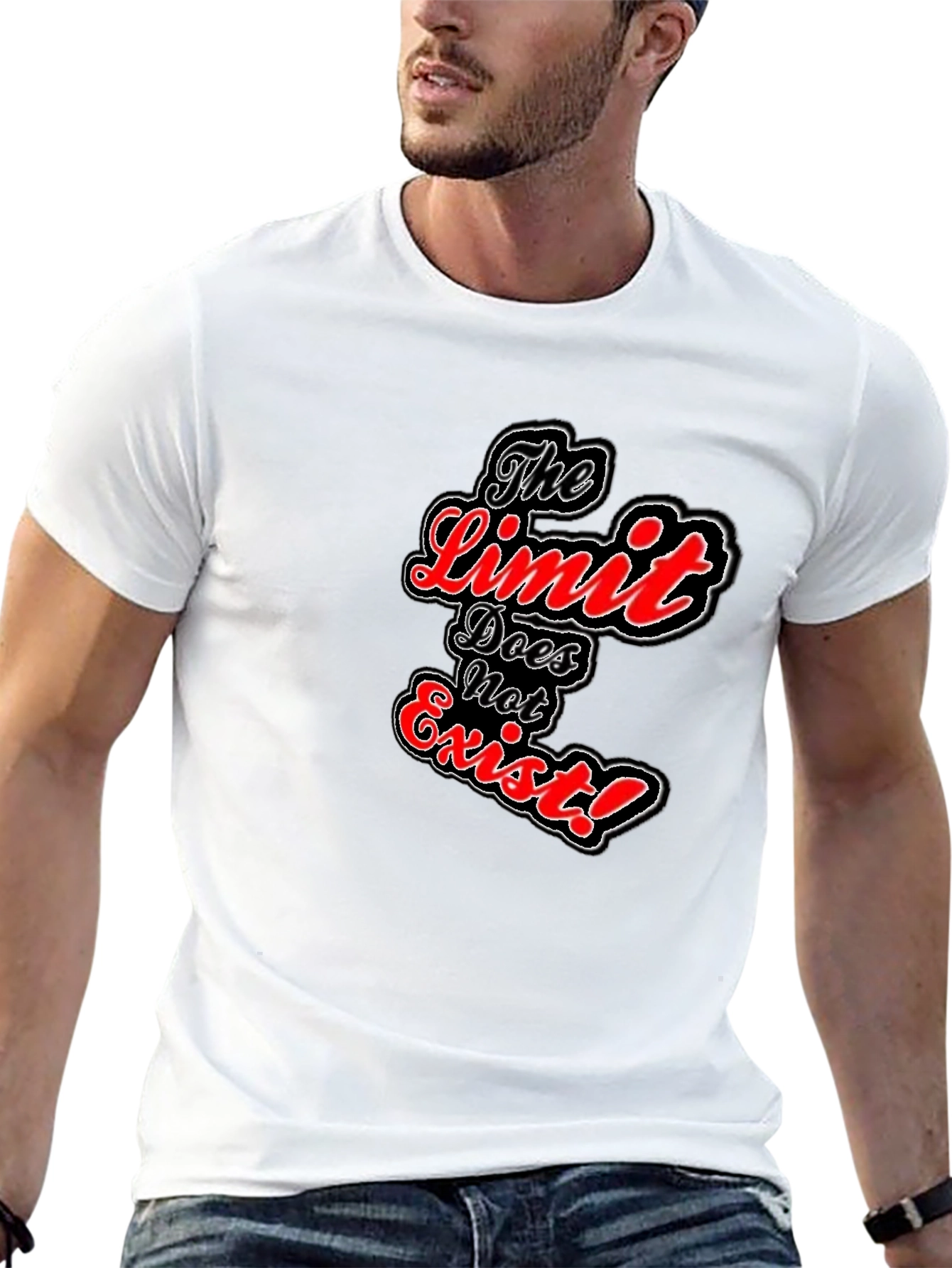 The Limit Does Not Exist Black Graphic Tee