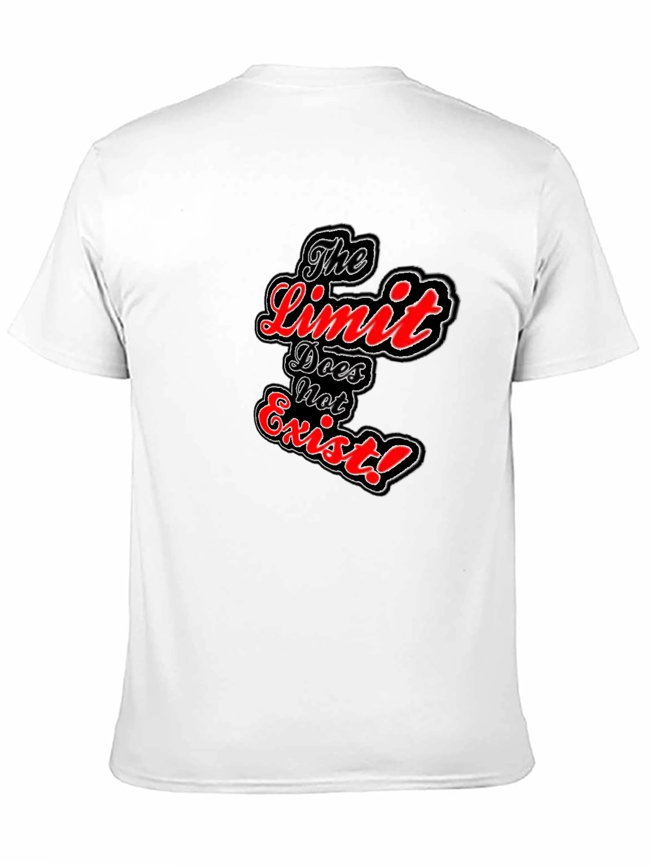 The Limit Does Not Exist Black Graphic Tee