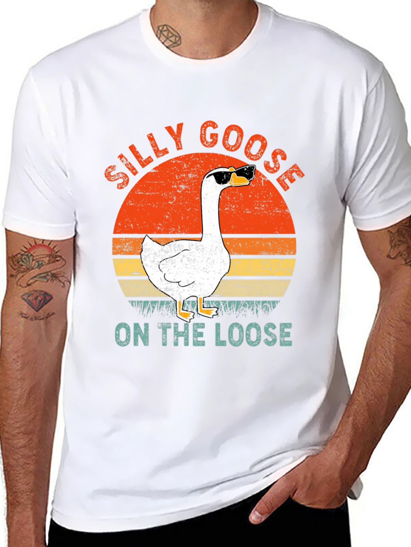 Silly Goose On The Loose Graphic T-Shirt