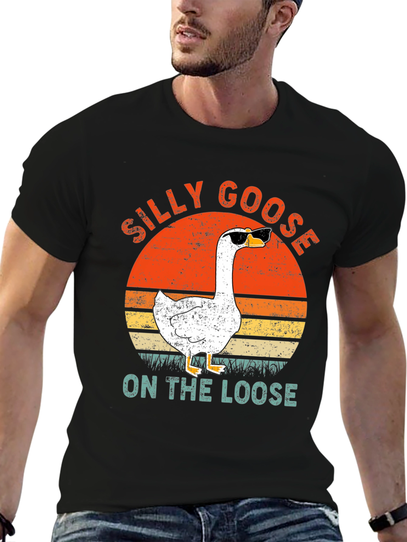 Silly Goose On The Loose Graphic T-Shirt