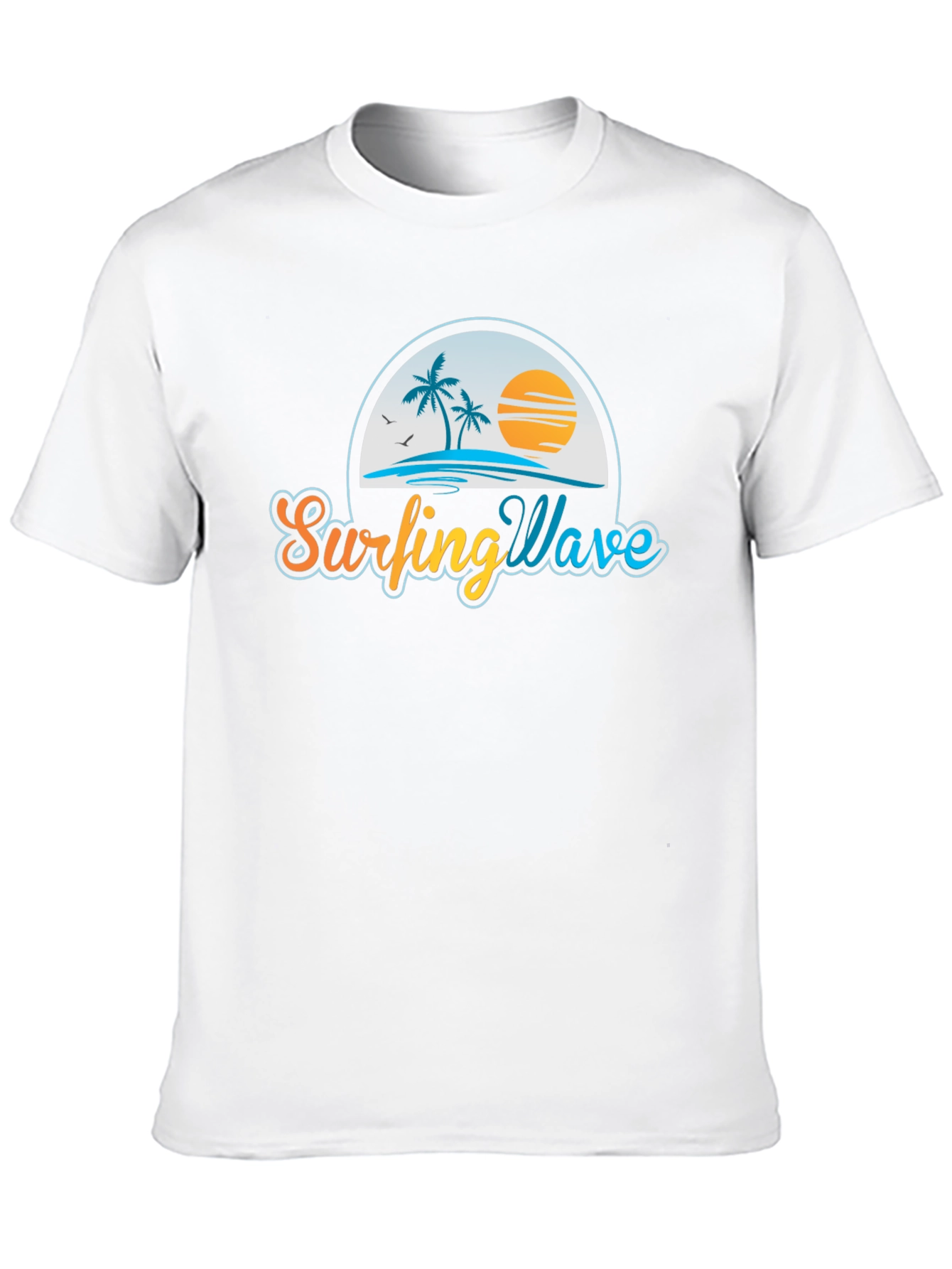 Surfing Wave Graphic Tee - Island Vibes
