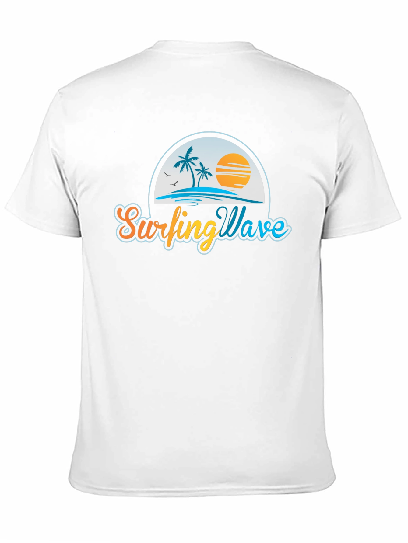 Surfing Wave Graphic Tee - Island Vibes